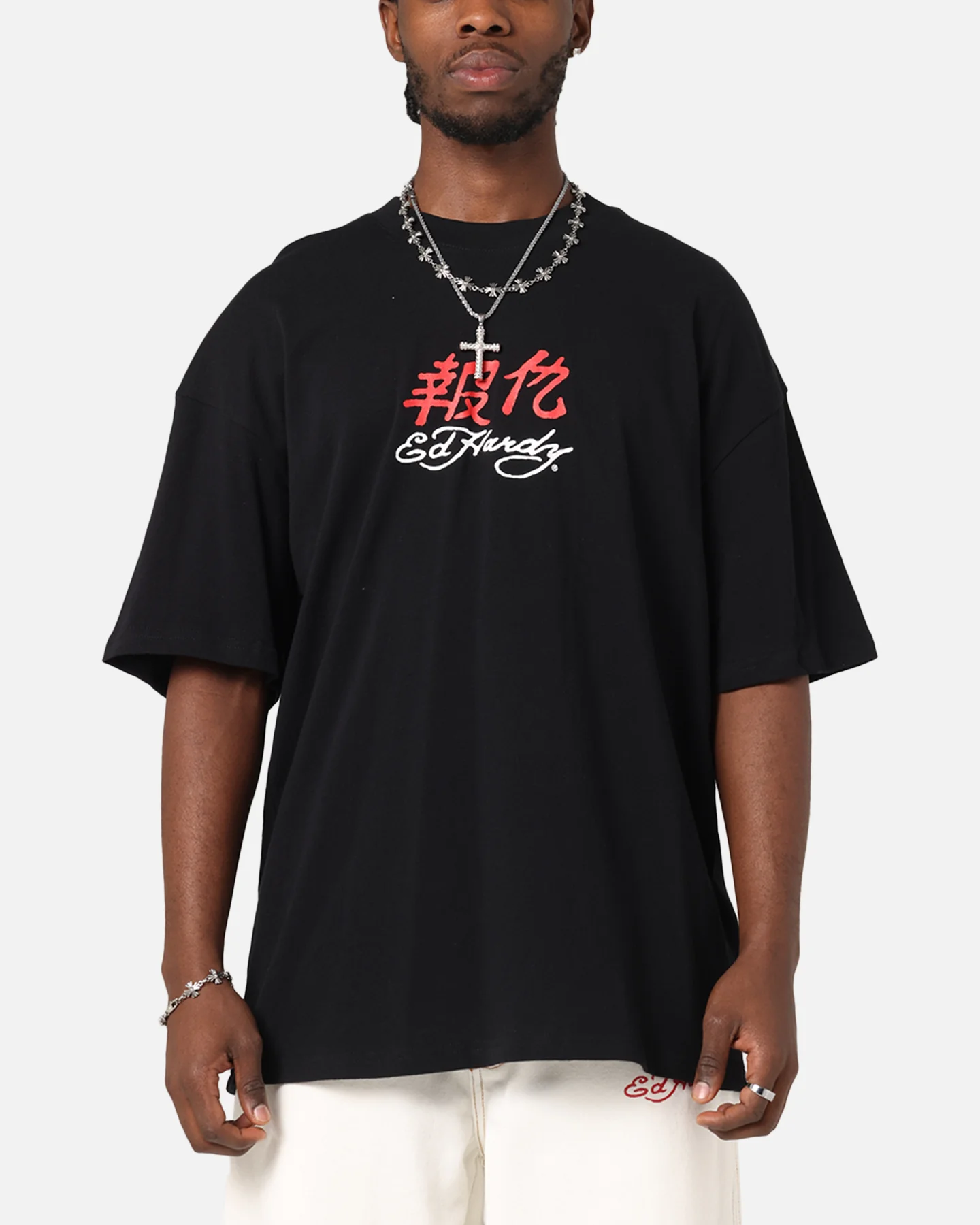 Ed Hardy Panther Ray T-Shirt Black - Image 2