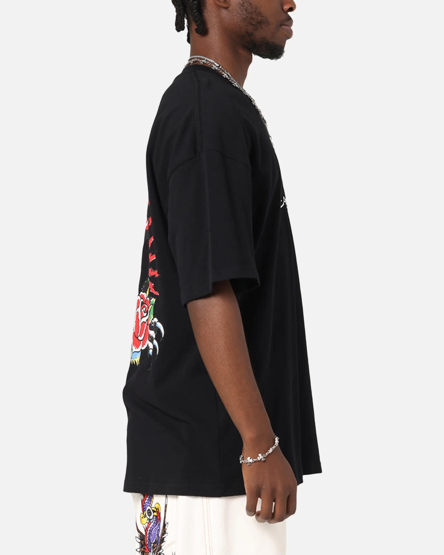 Ed Hardy Panther Ray T-Shirt Black - Image 5