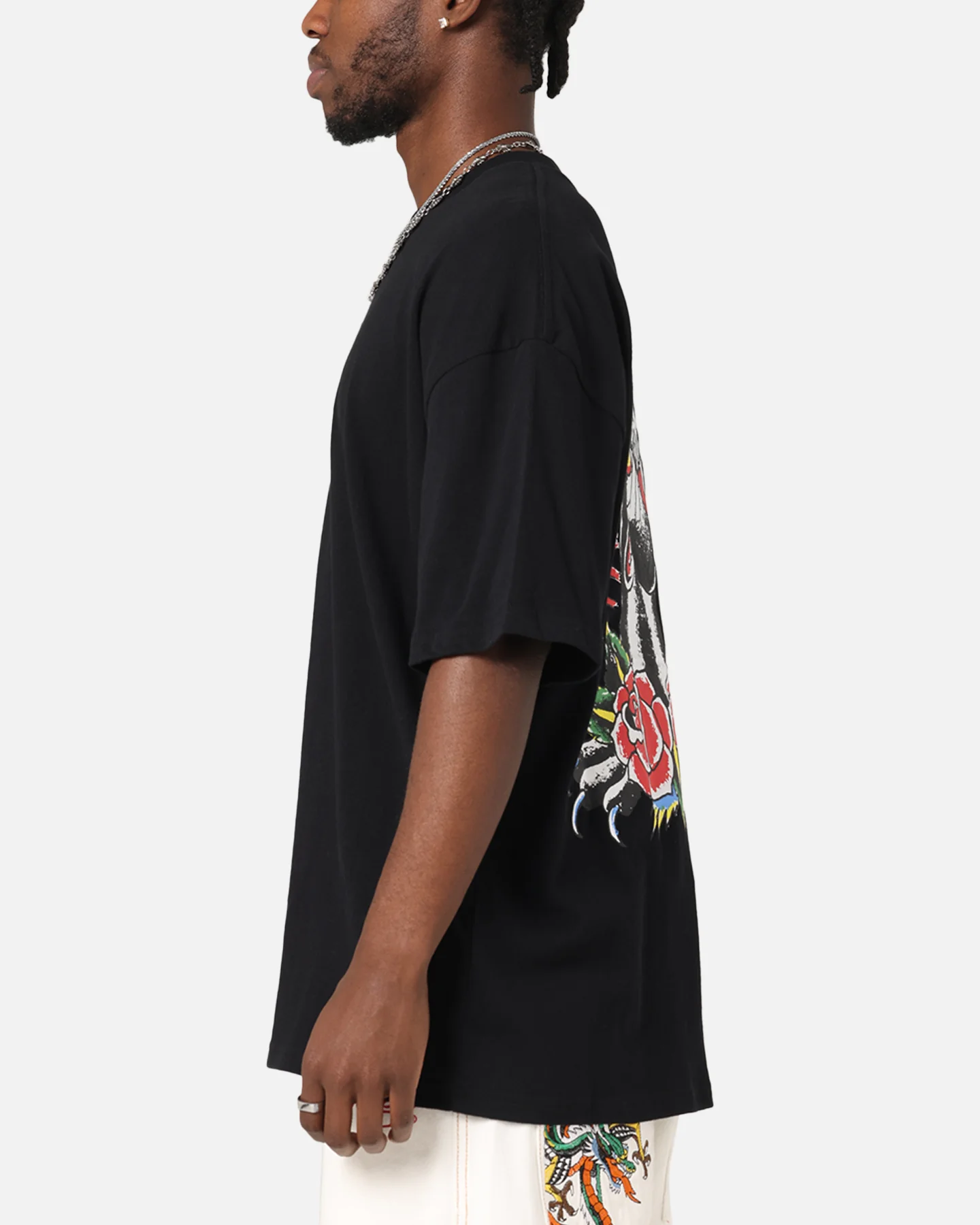 Ed Hardy Panther Ray T-Shirt Black - Image 6