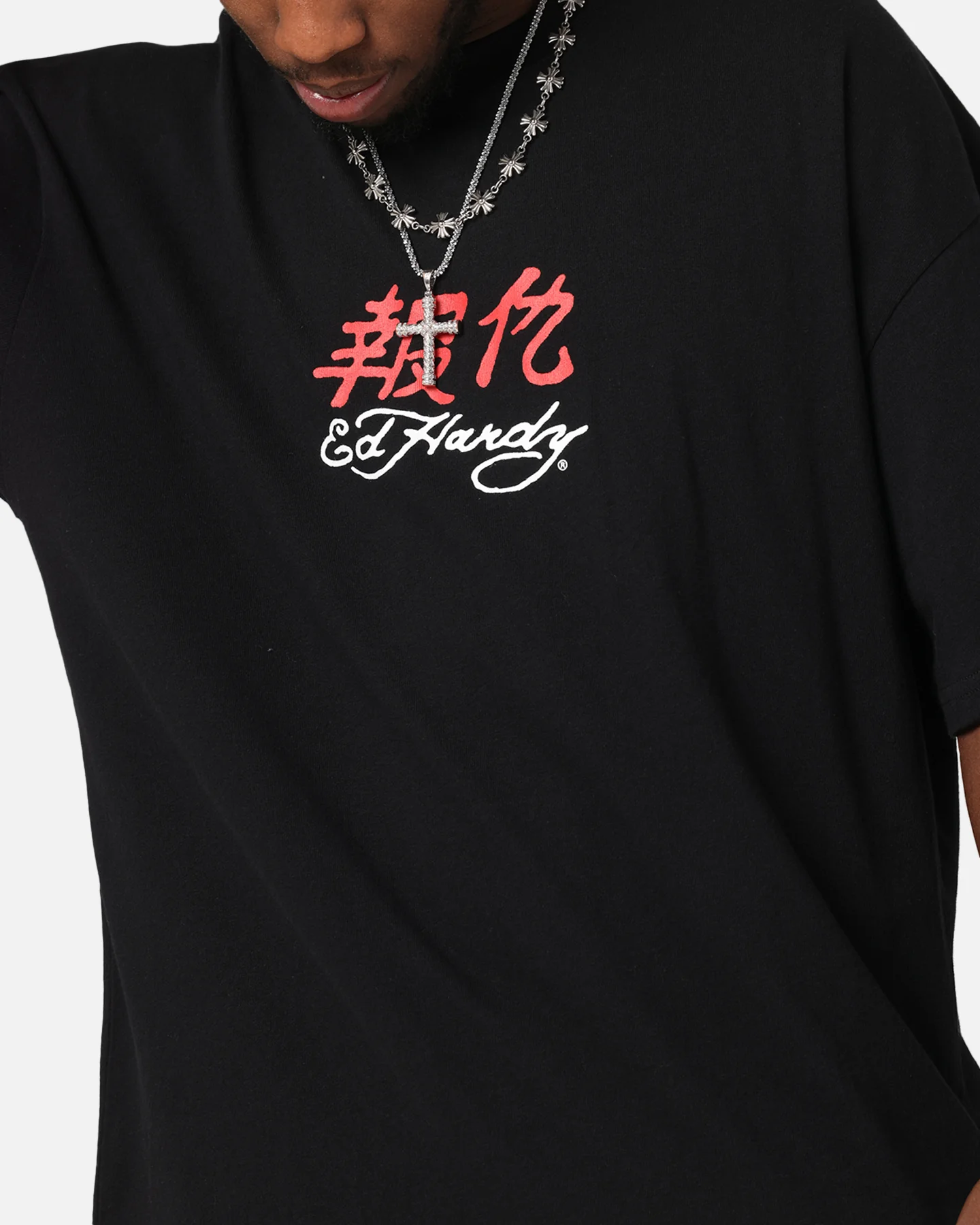 Ed Hardy Panther Ray T-Shirt Black - Image 8
