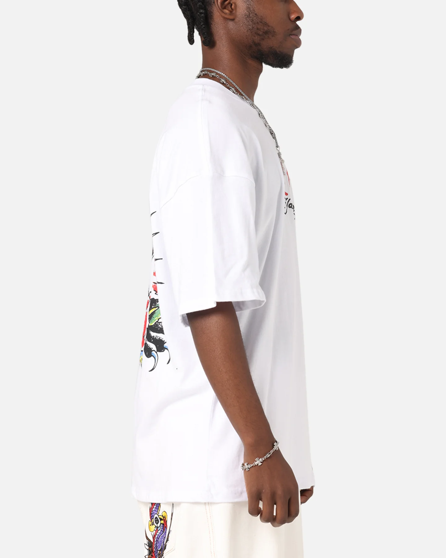 Ed Hardy Panther Ray T-Shirt White - Image 5