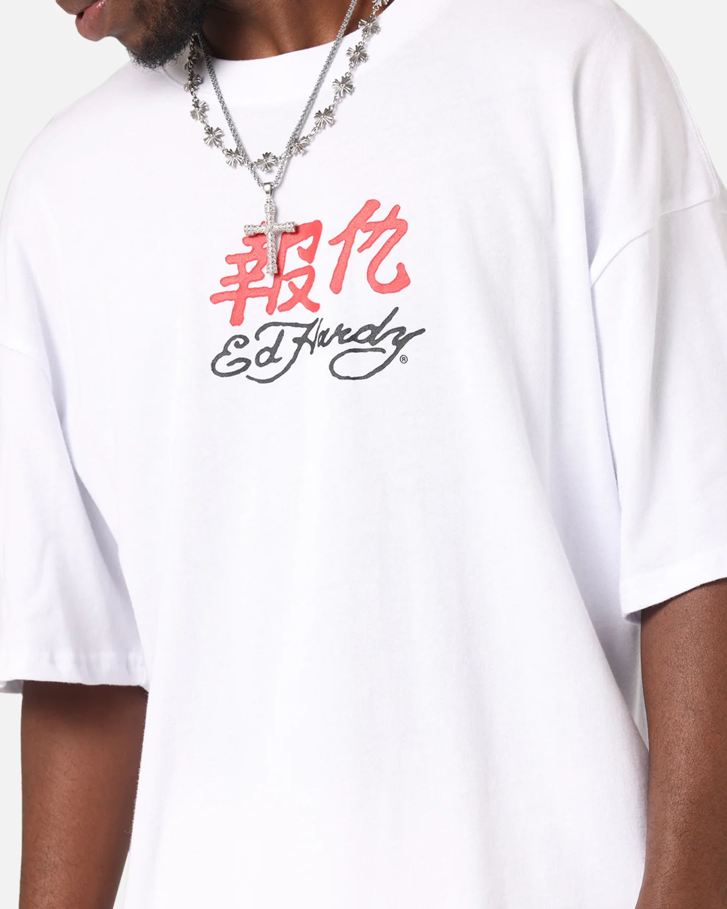 Ed Hardy Panther Ray T-Shirt White - Image 8