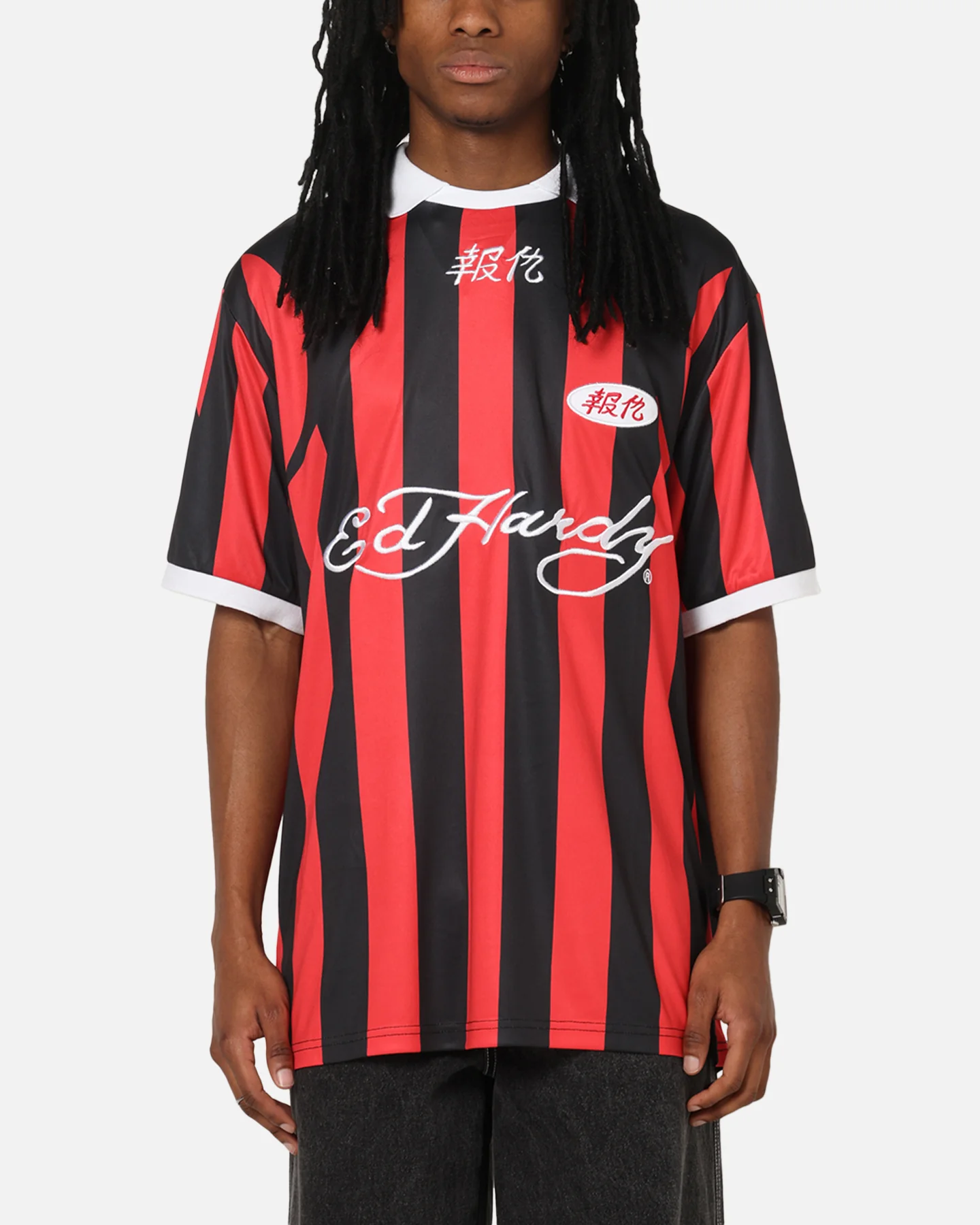 Ed Hardy Shinjuku Jersey Red/Black - Image 2