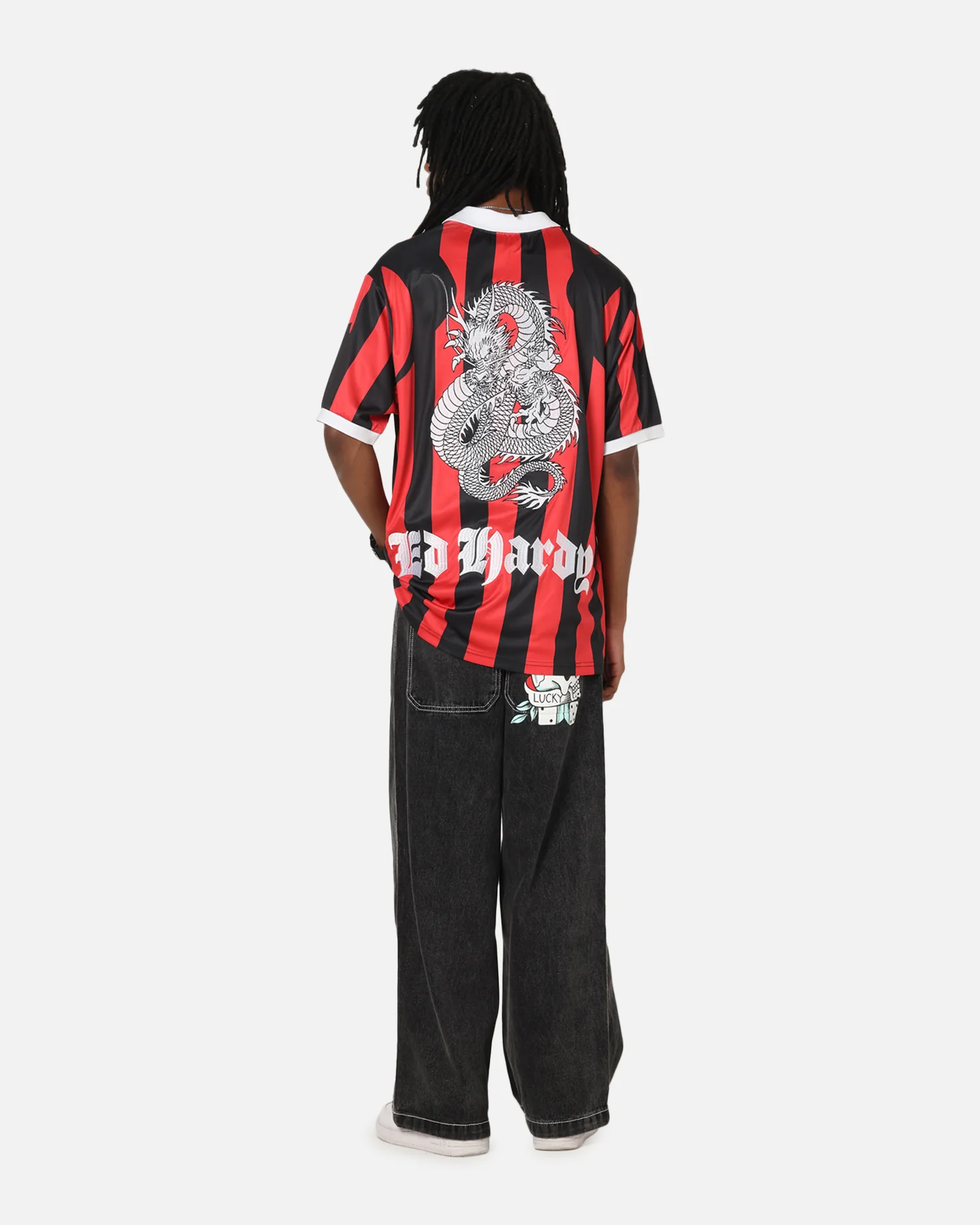 Ed Hardy Shinjuku Jersey Red/Black - Image 3