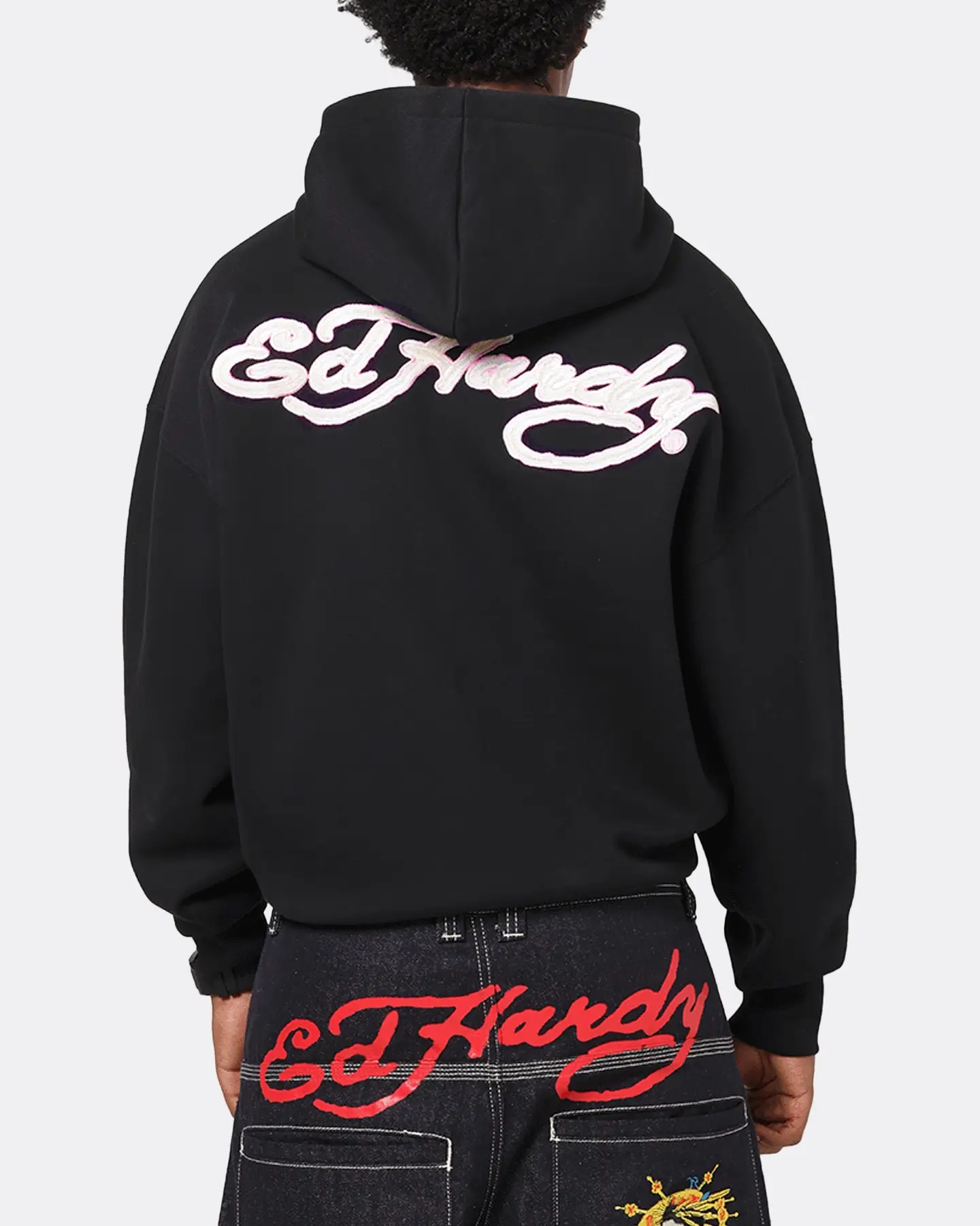 Ed Hardy UV Active Zip Hoodie Black/Multi