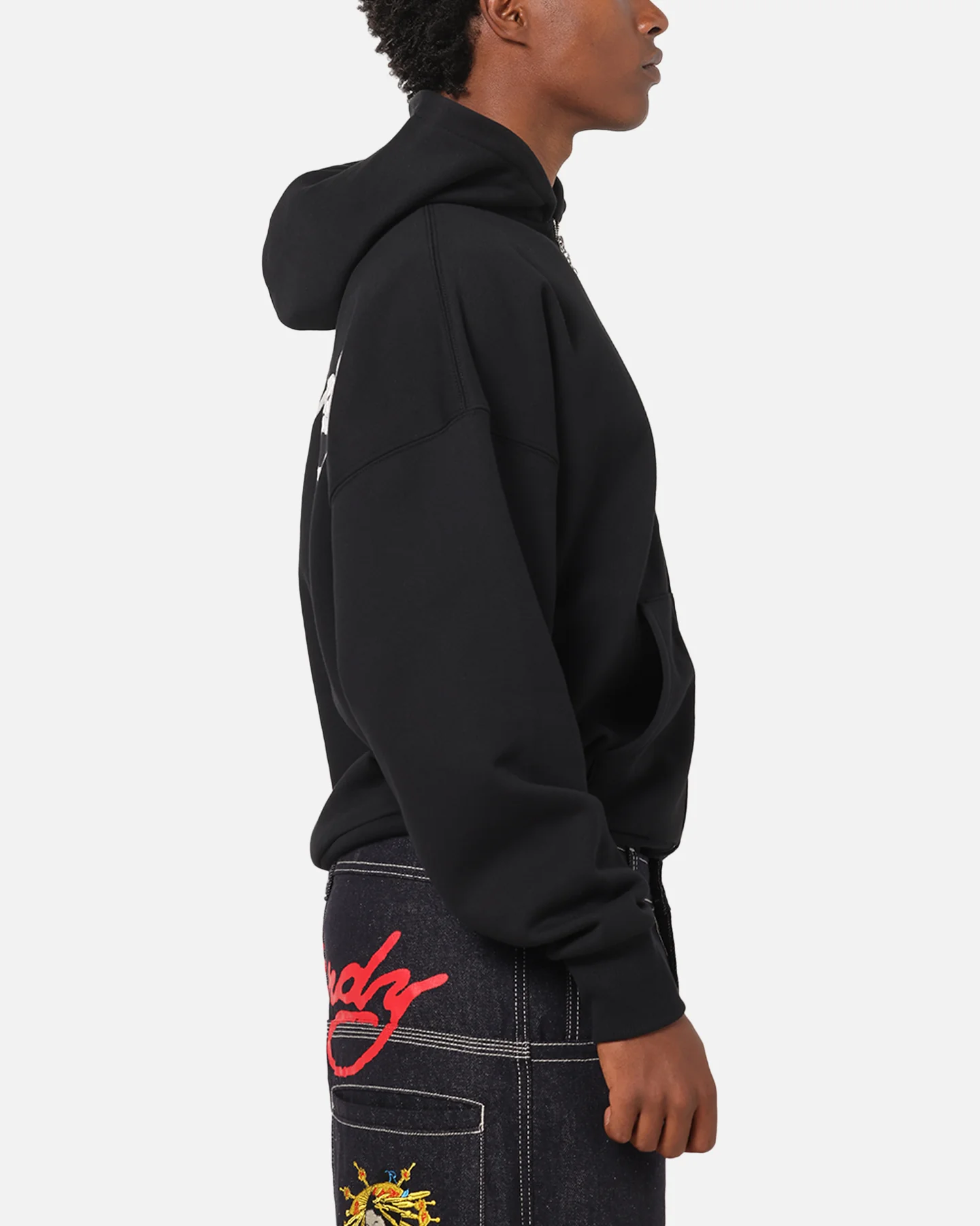 Ed Hardy UV Active Zip Hoodie Black/Multi - Image 5