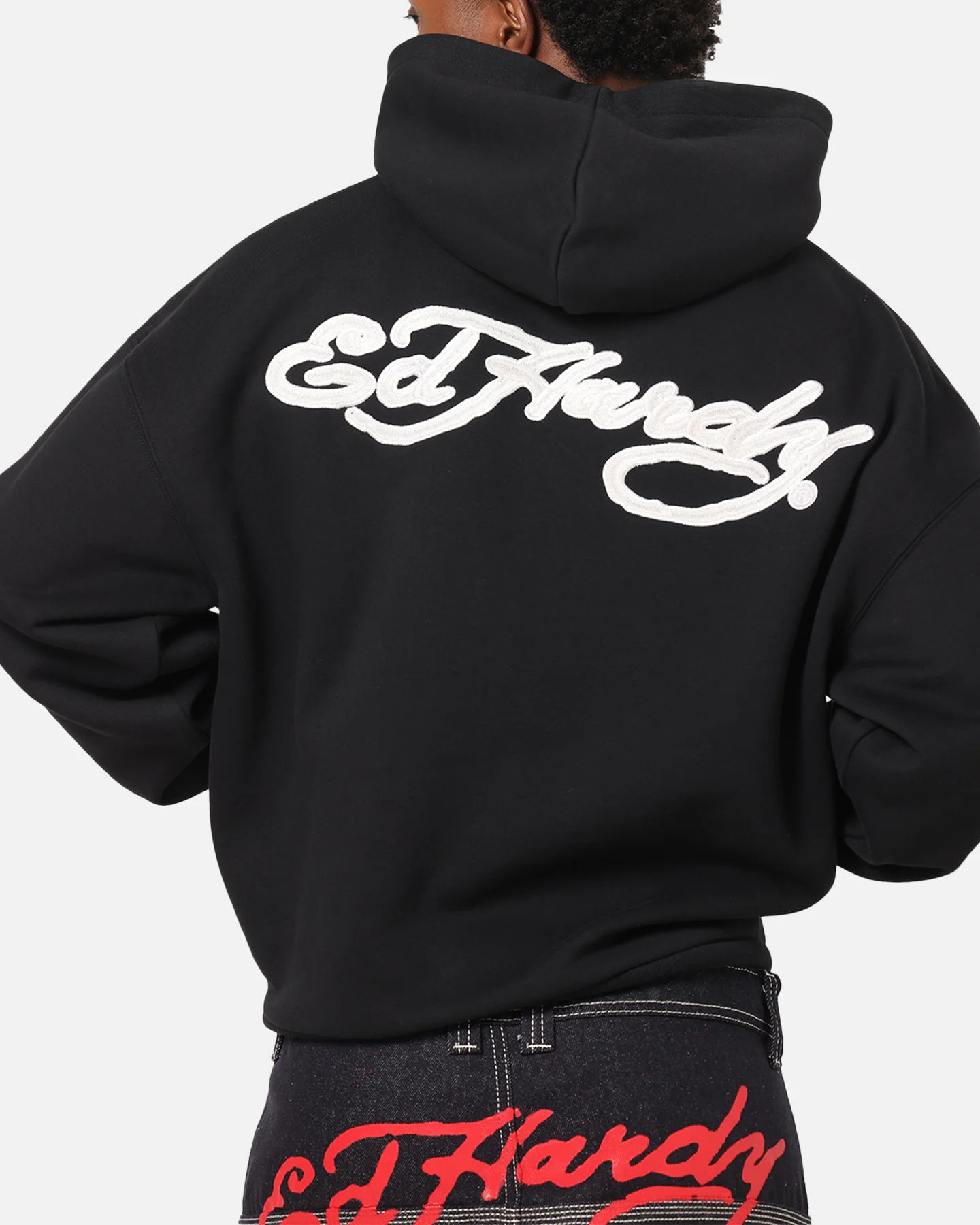 Ed Hardy UV Active Zip Hoodie Black/Multi - Image 7