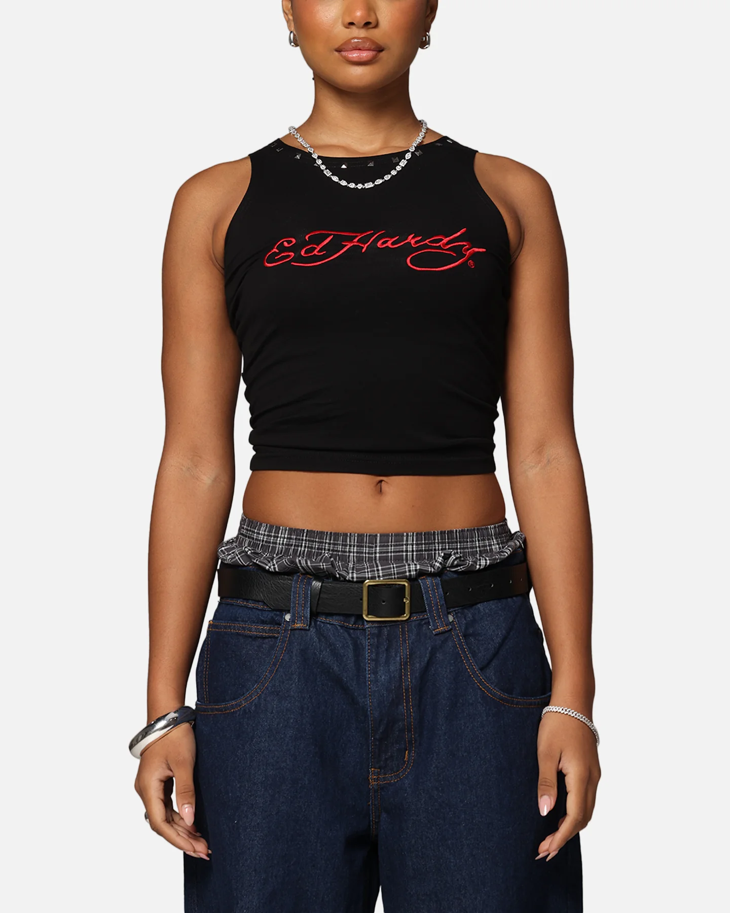 Ed Hardy Women's Electric Tank Black