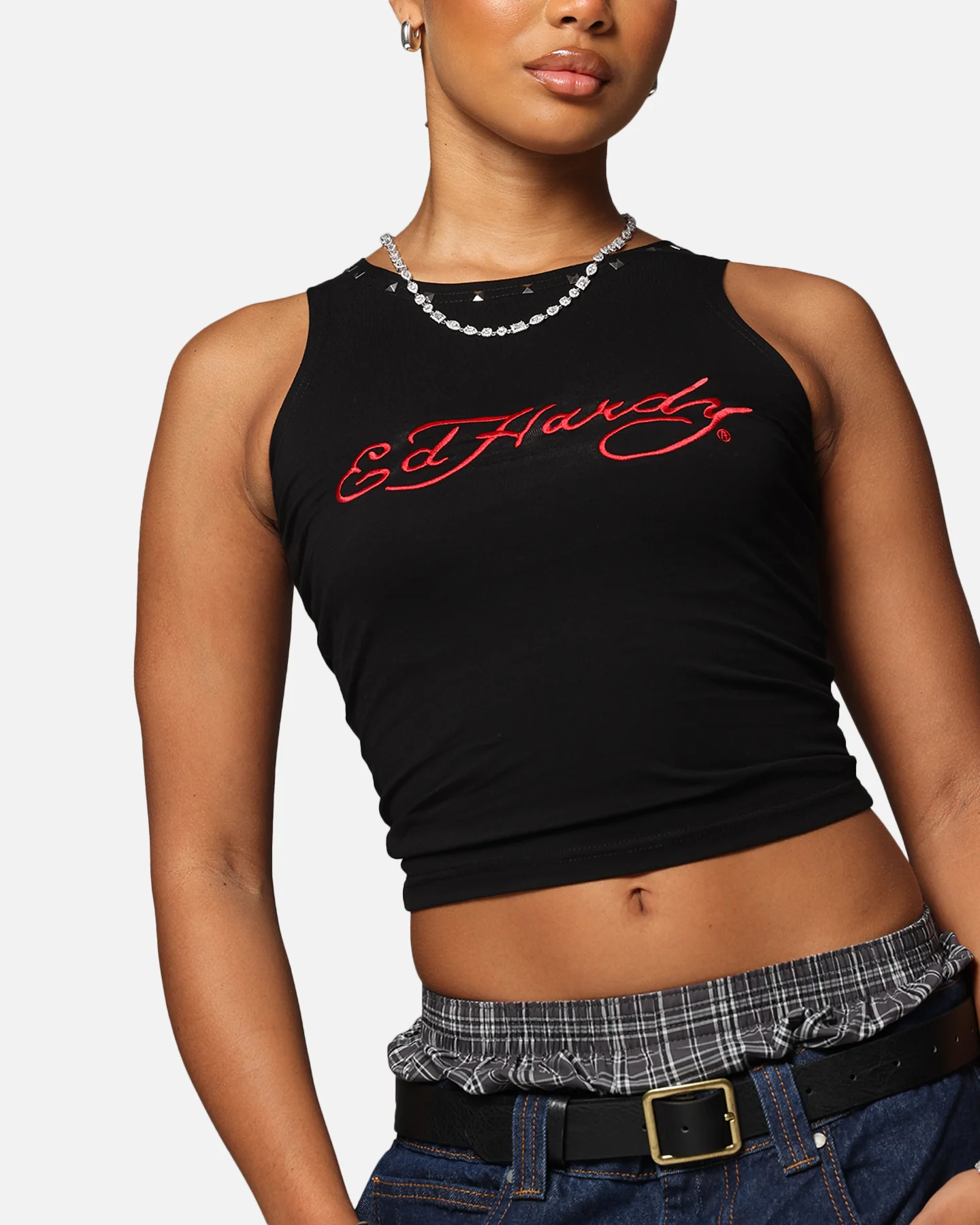 Ed Hardy Women's Electric Tank Black - Image 6