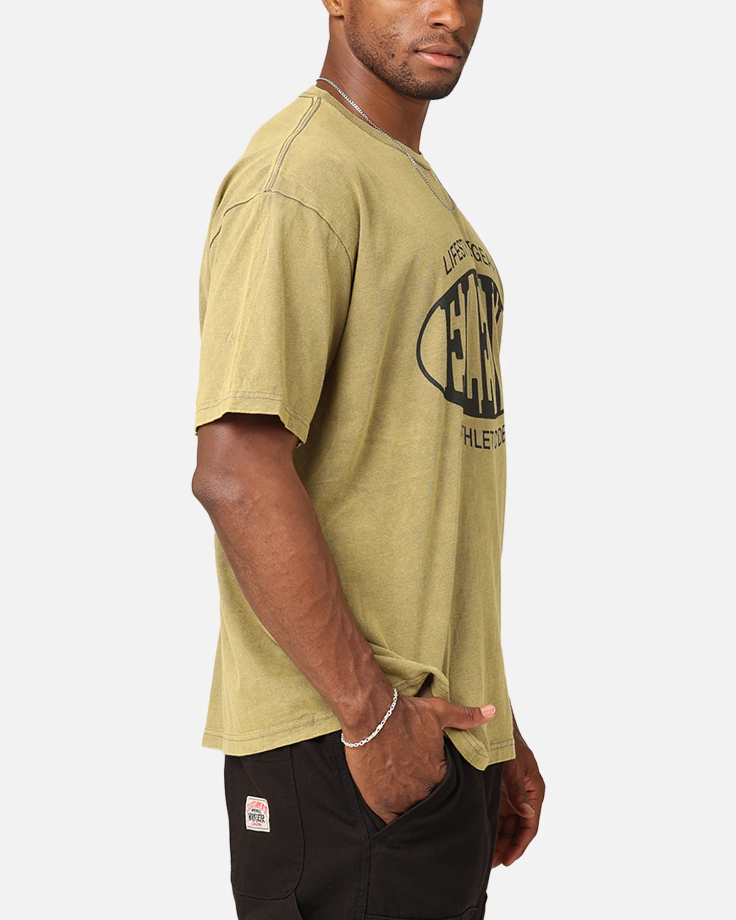Elevn Clothing Co Dept. T-Shirt Khaki - Image 5