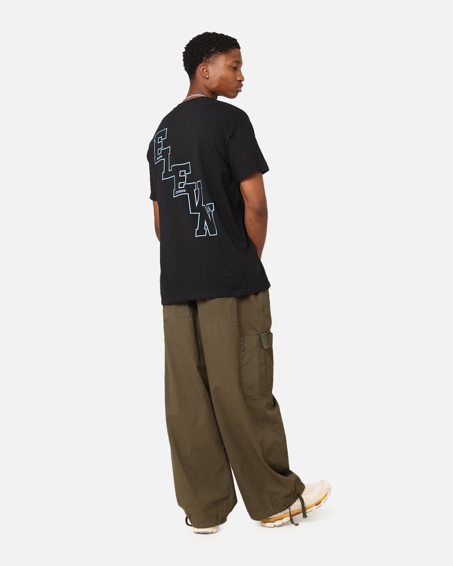 Elevn Clothing Co Downward T-Shirt Black - Image 3