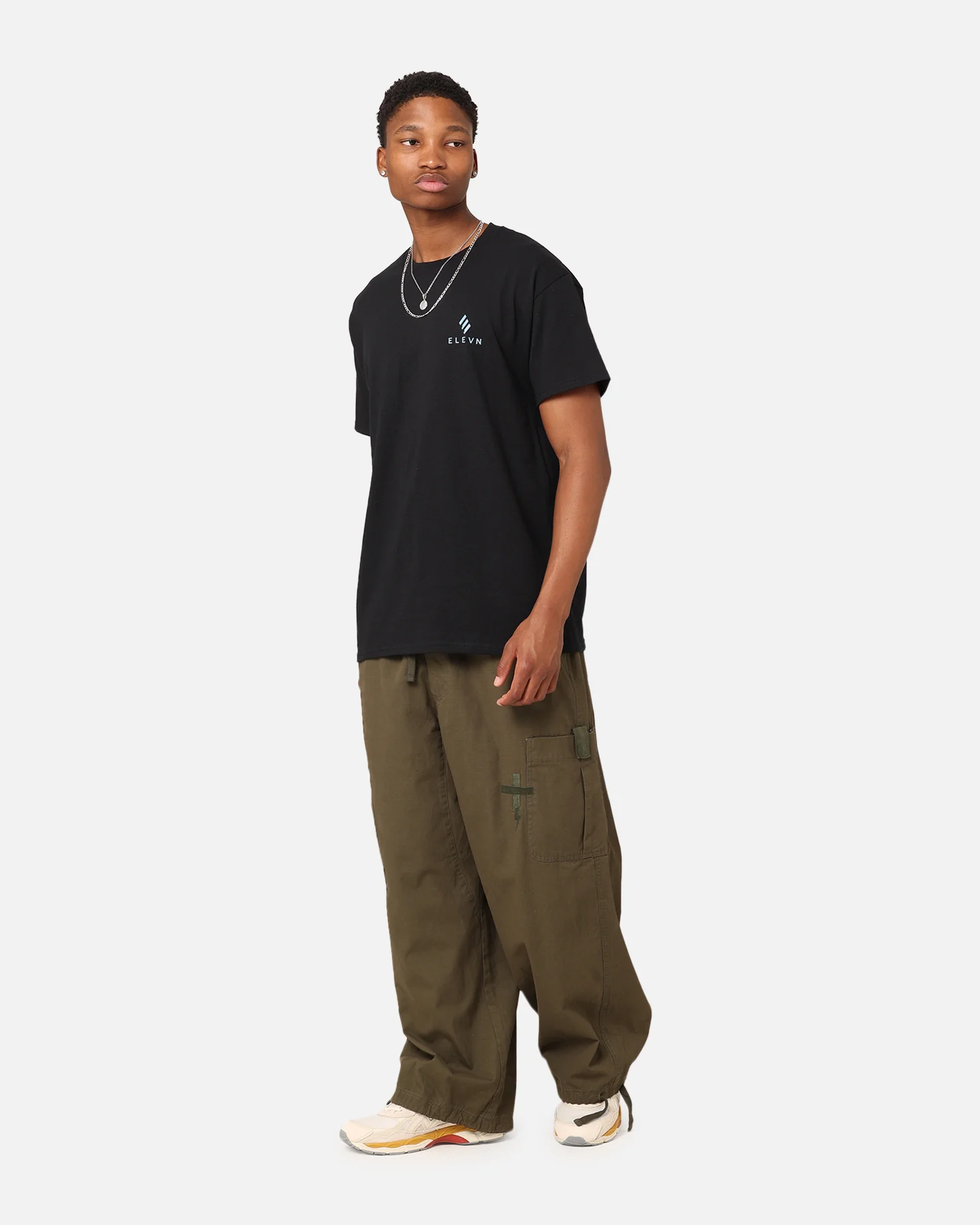 Elevn Clothing Co Downward T-Shirt Black - Image 8