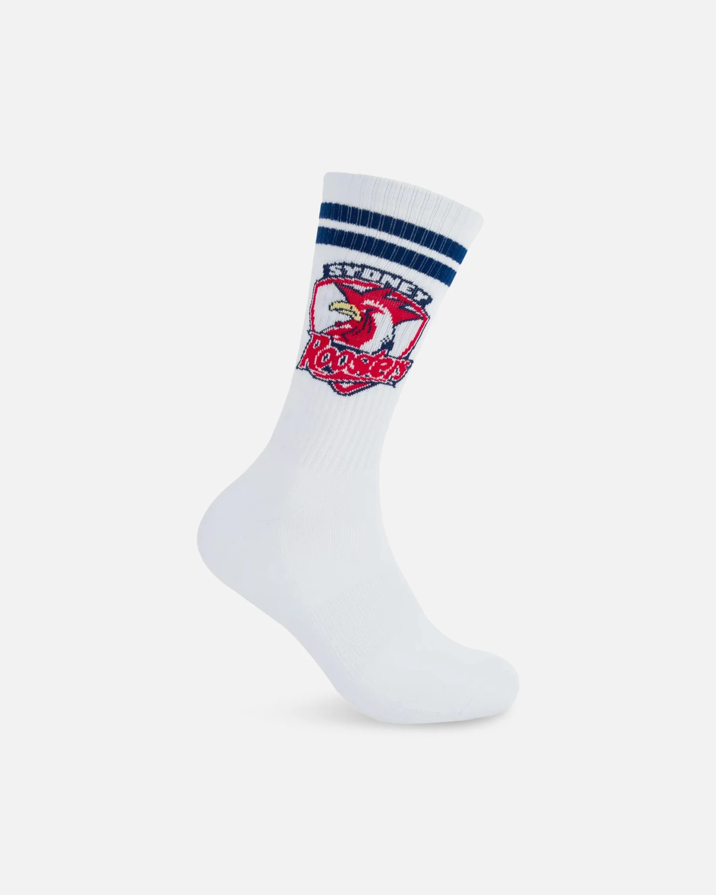 Foot-ies Sydney Roosters Crew Socks 2 Pack Navy/White - Image 4