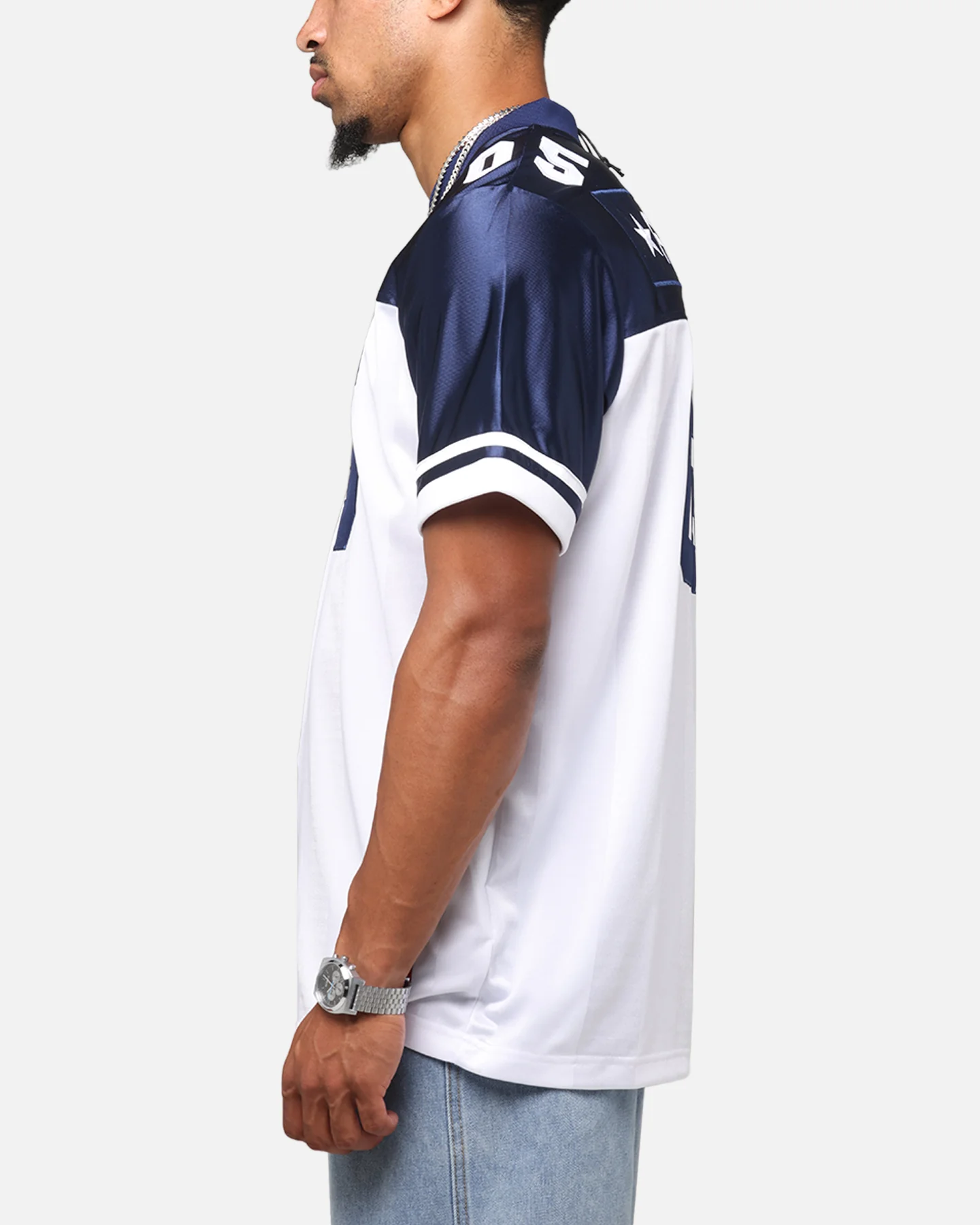 Fubu Football Jersey White/Navy - Image 6
