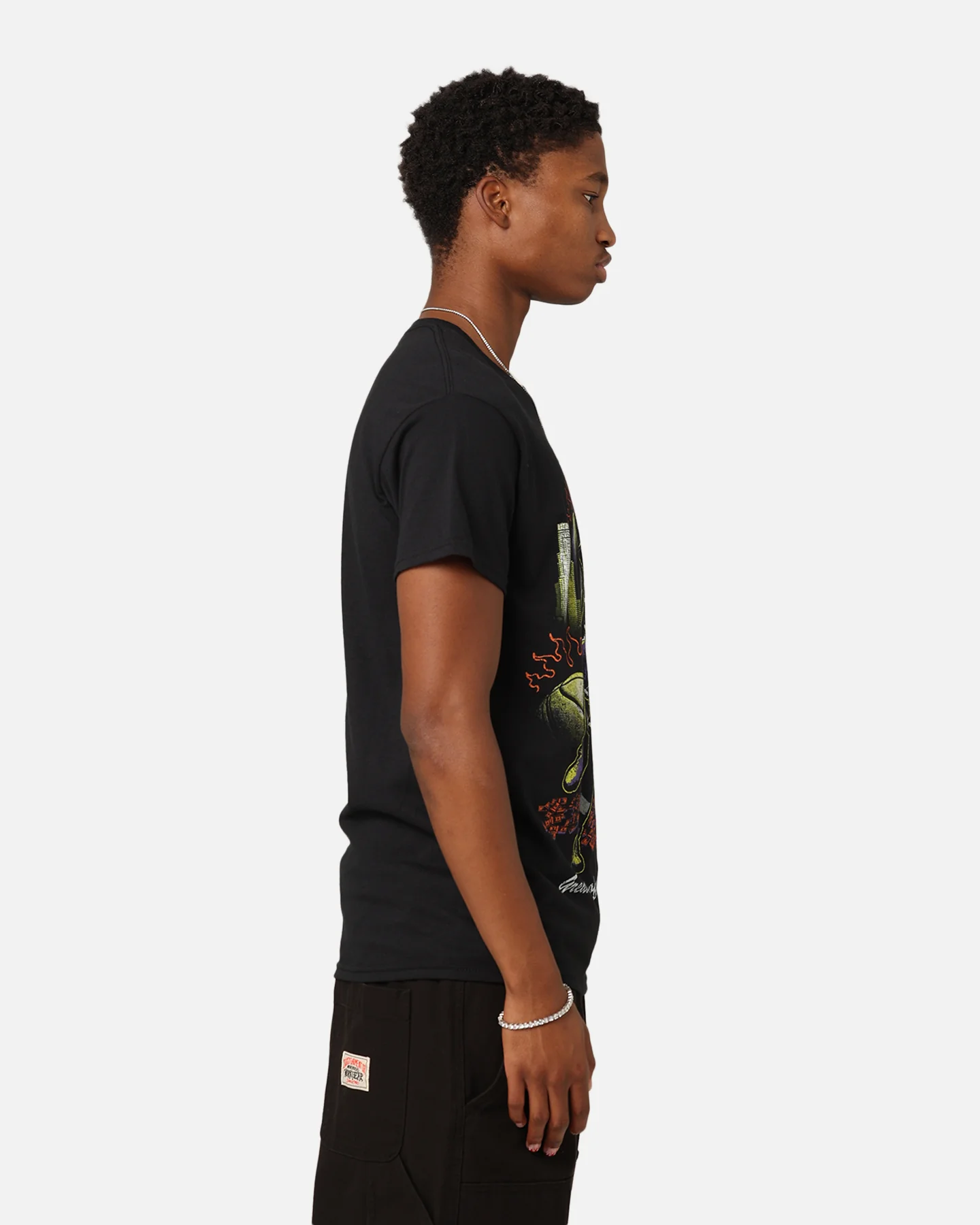 Goat Crew Big LA Baller T-Shirt Black - Image 5