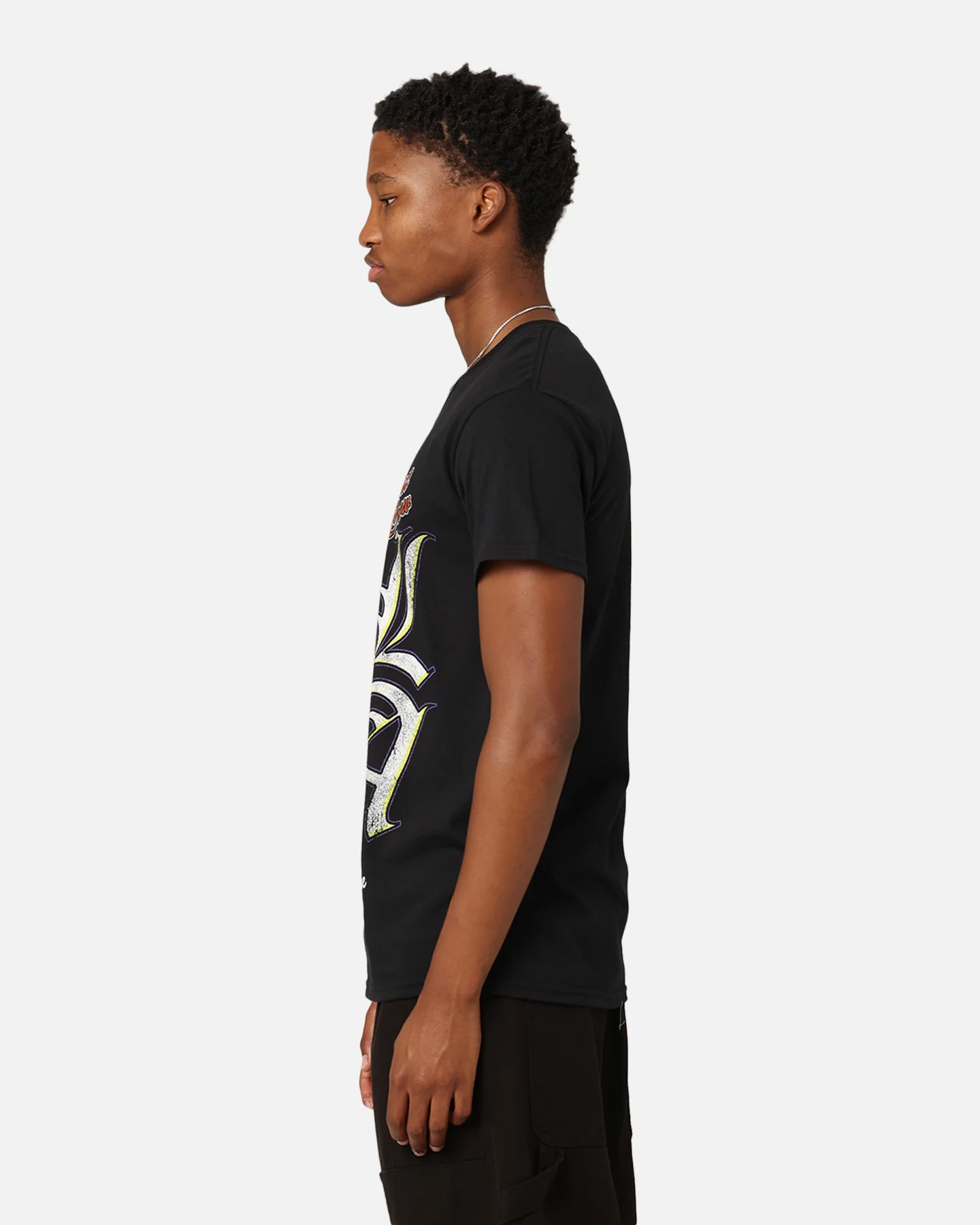 Goat Crew Big LA Baller T-Shirt Black - Image 6