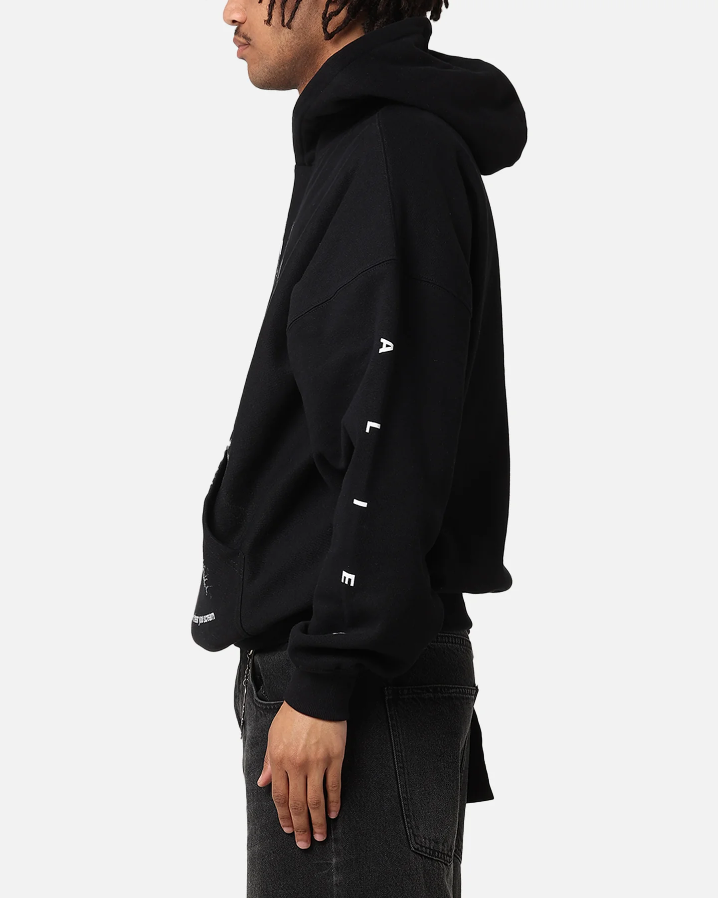 Goat Crew Alien Premium Hoodie Black - Image 5