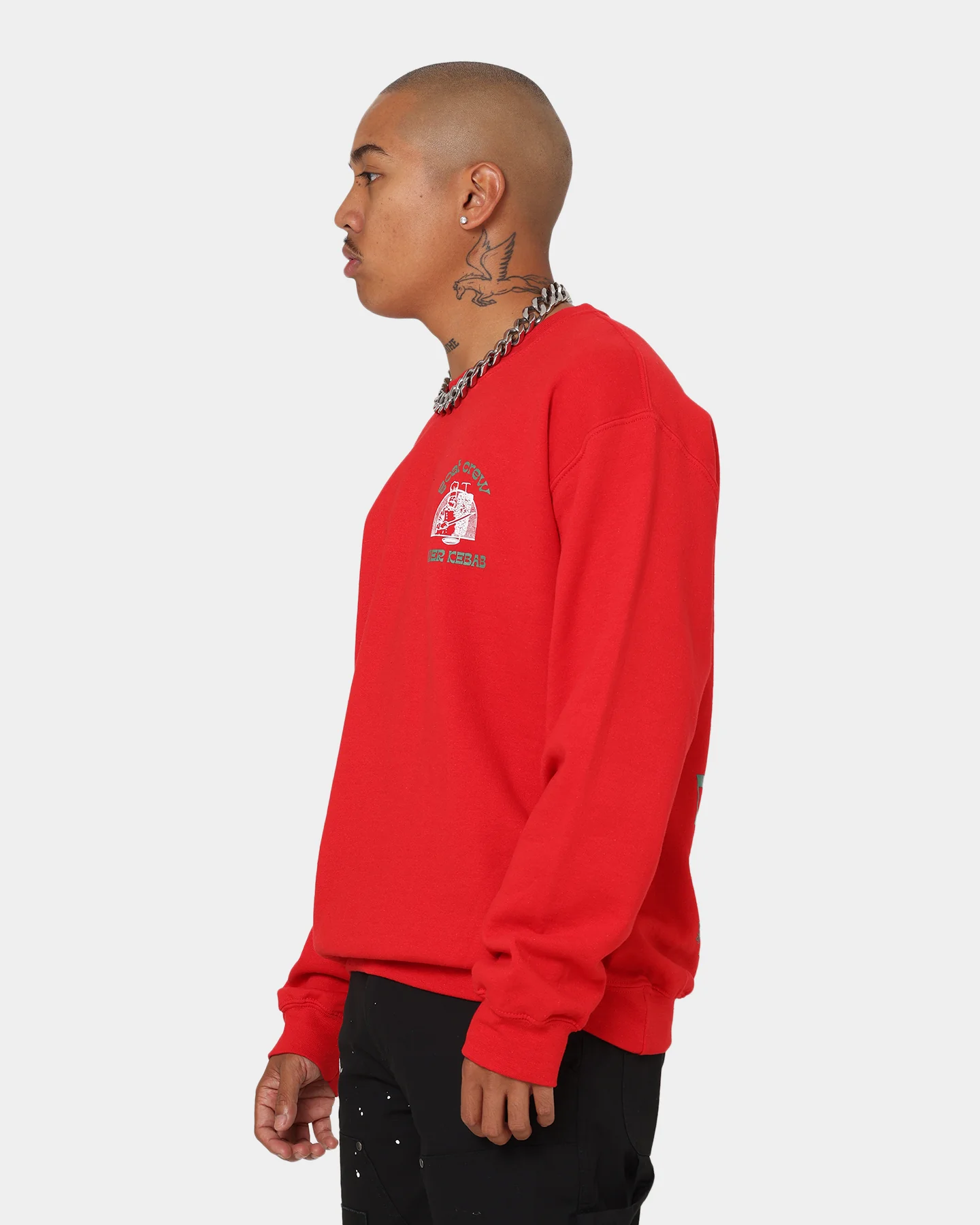 Goat Crew Döner Kebab Crewneck Red - Image 8