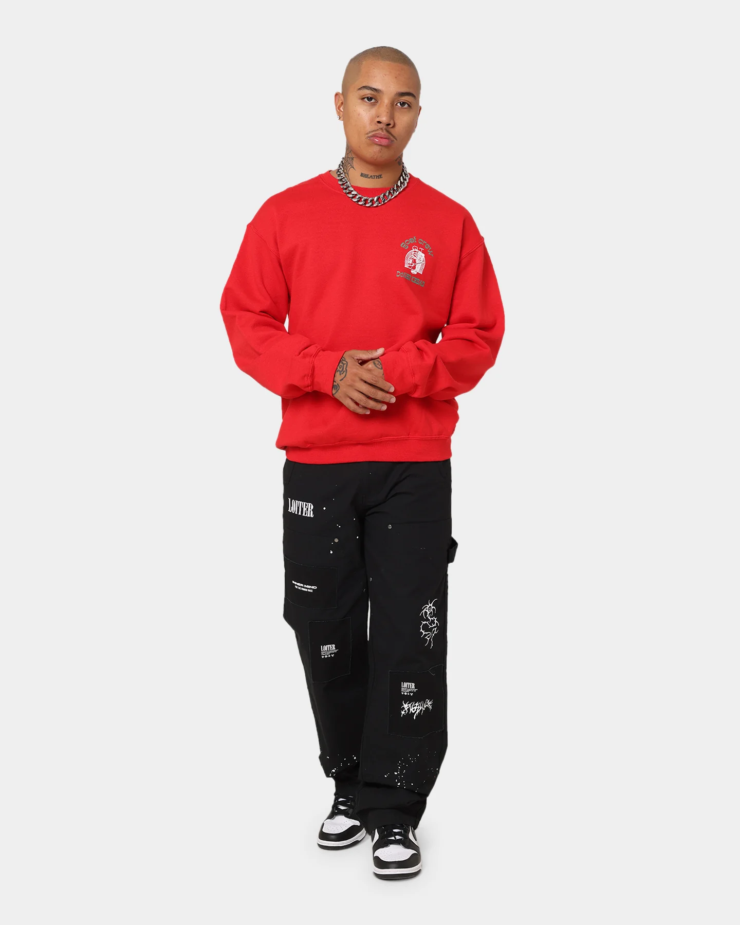 Goat Crew Döner Kebab Crewneck Red - Image 9