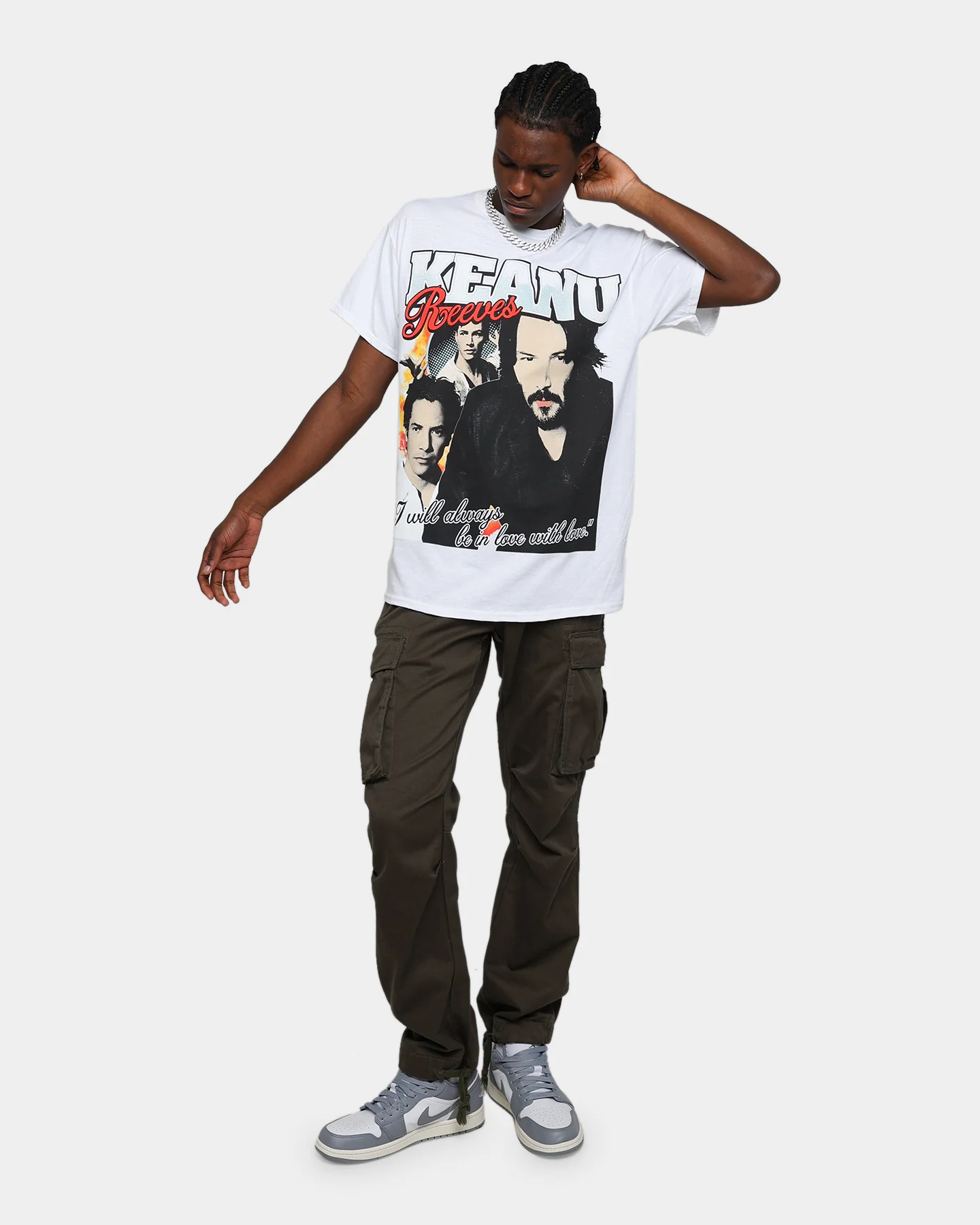 Goat Crew Keanu Lover Vintage T-Shirt White - Image 2