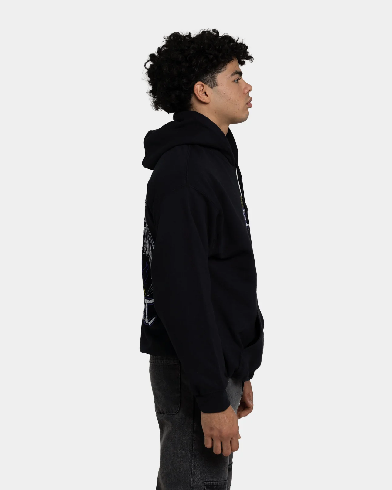 Goat Crew King Skeleton Hoodie Black - Image 6