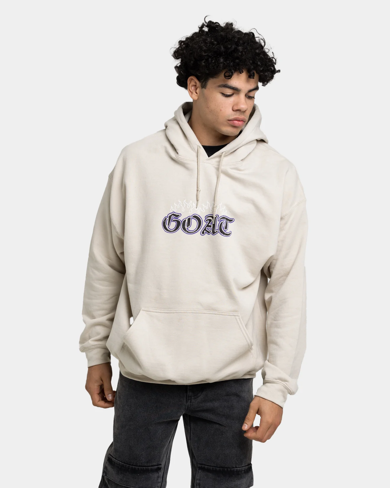 Goat Crew King Skeleton Hoodie Sand