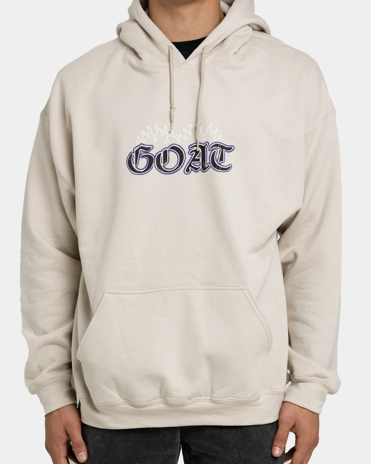 Goat Crew King Skeleton Hoodie Sand - Image 4