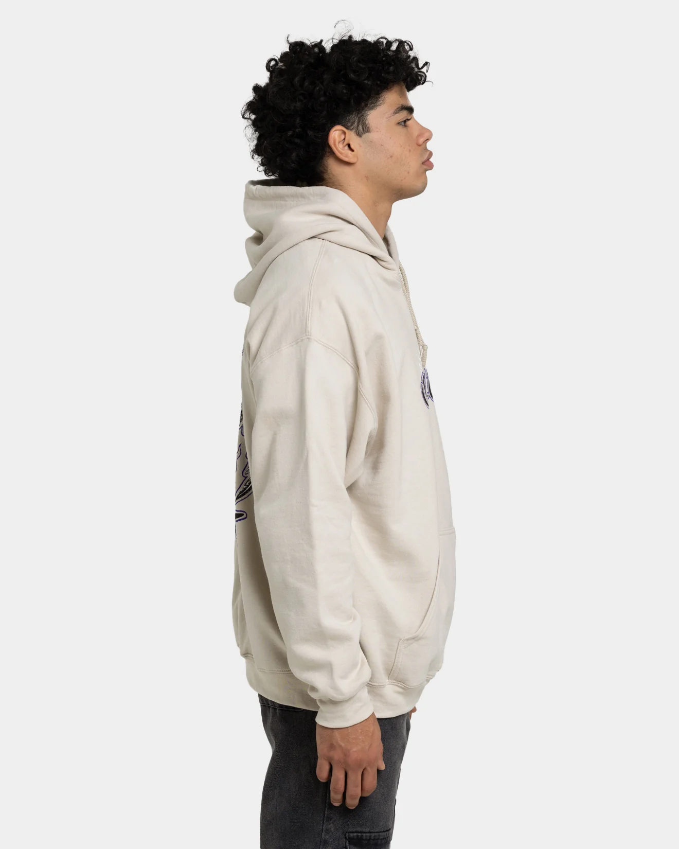 Goat Crew King Skeleton Hoodie Sand - Image 6