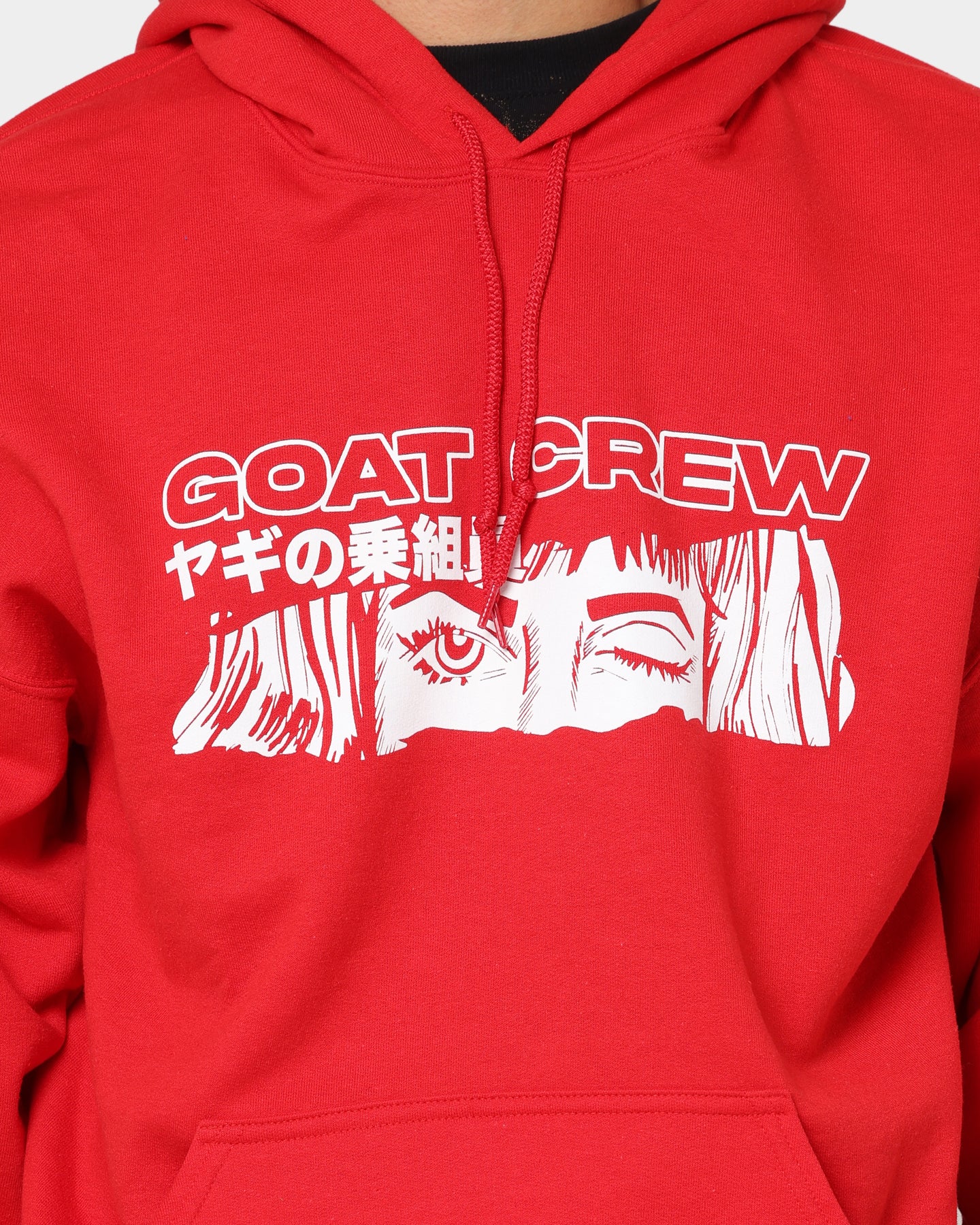 Goat Crew Niseko Hoodie Red - Image 4