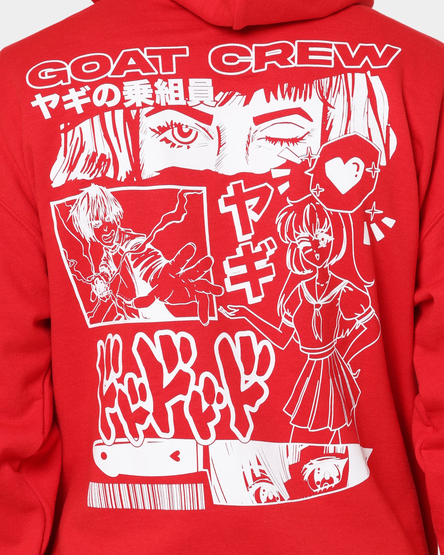 Goat Crew Niseko Hoodie Red - Image 5