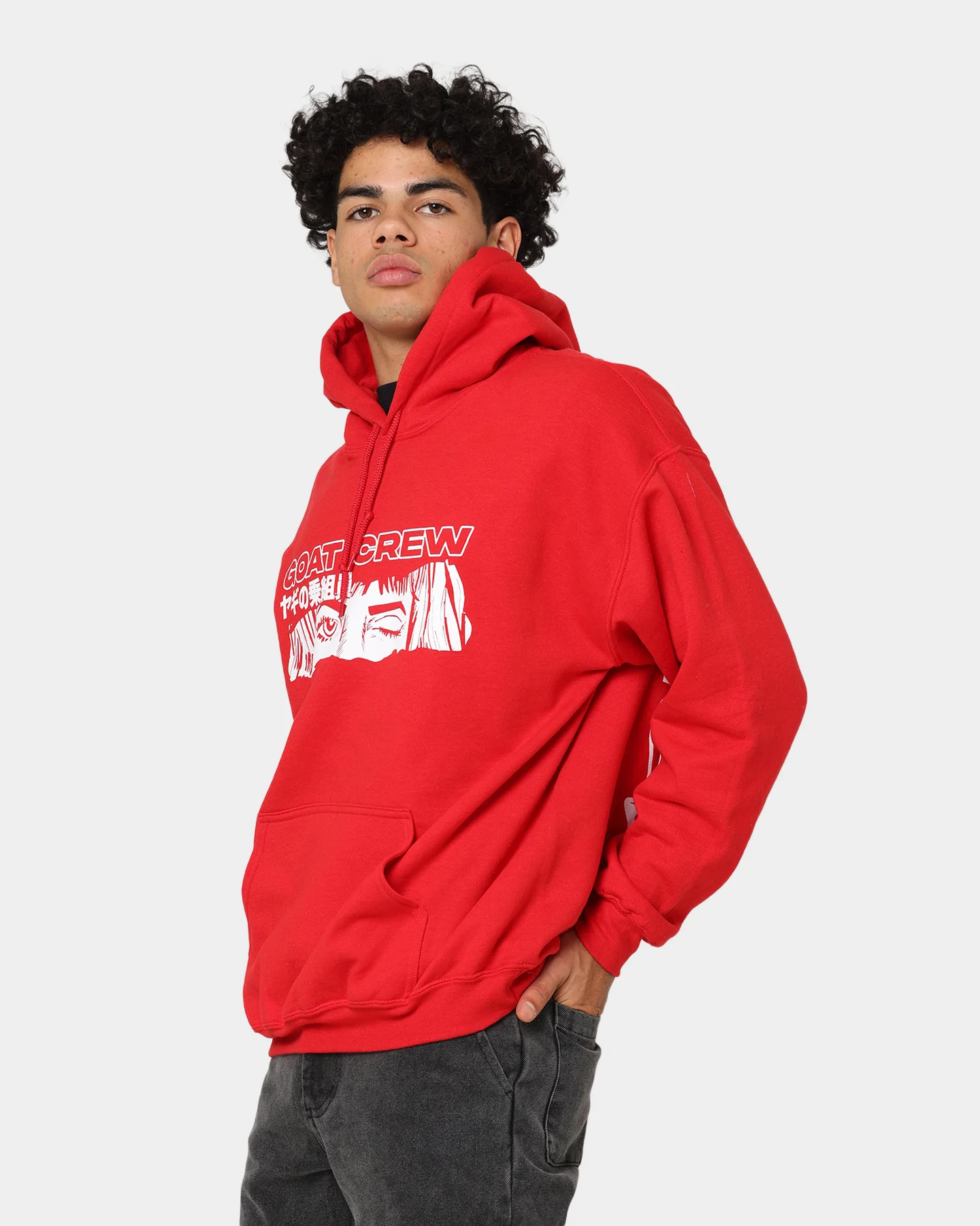 Goat Crew Niseko Hoodie Red - Image 7