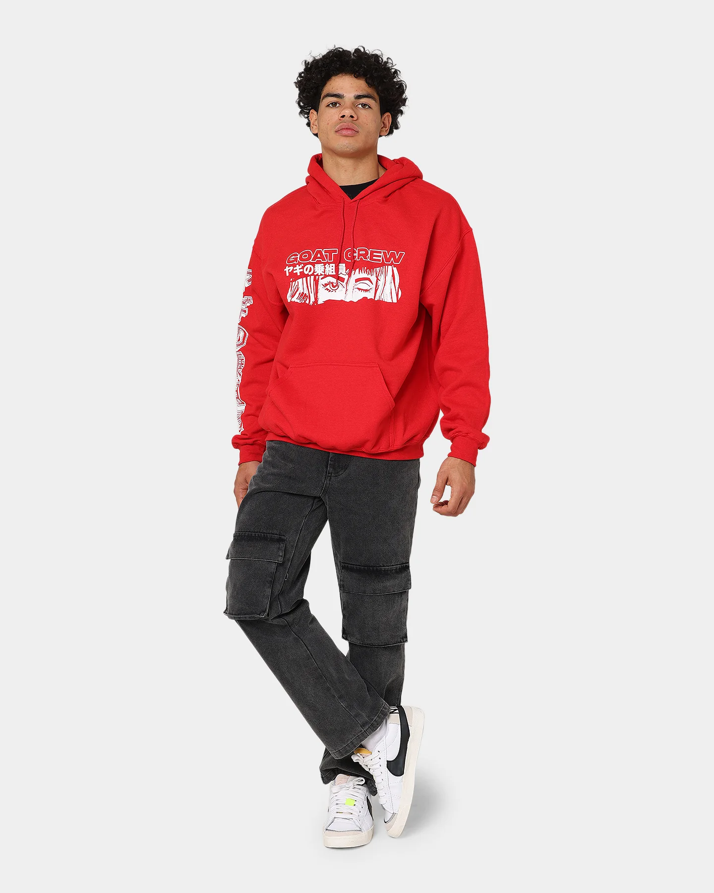 Goat Crew Niseko Hoodie Red - Image 9