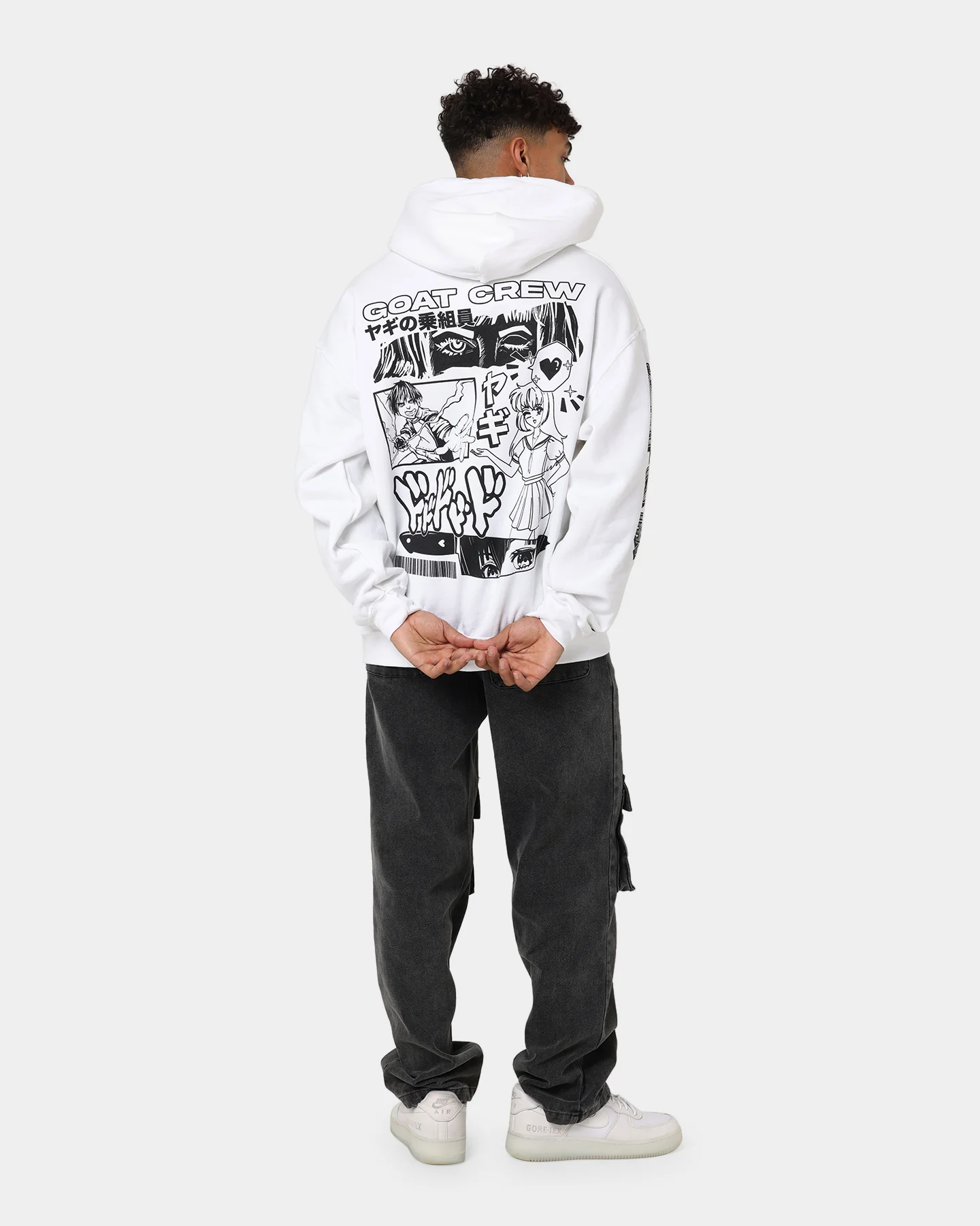 Goat Crew Niseko Hoodie White - Image 3