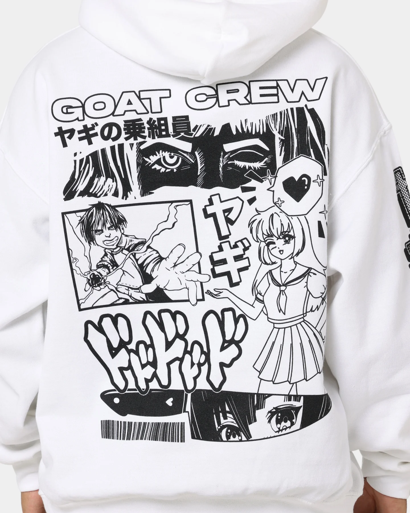 Goat Crew Niseko Hoodie White - Image 5