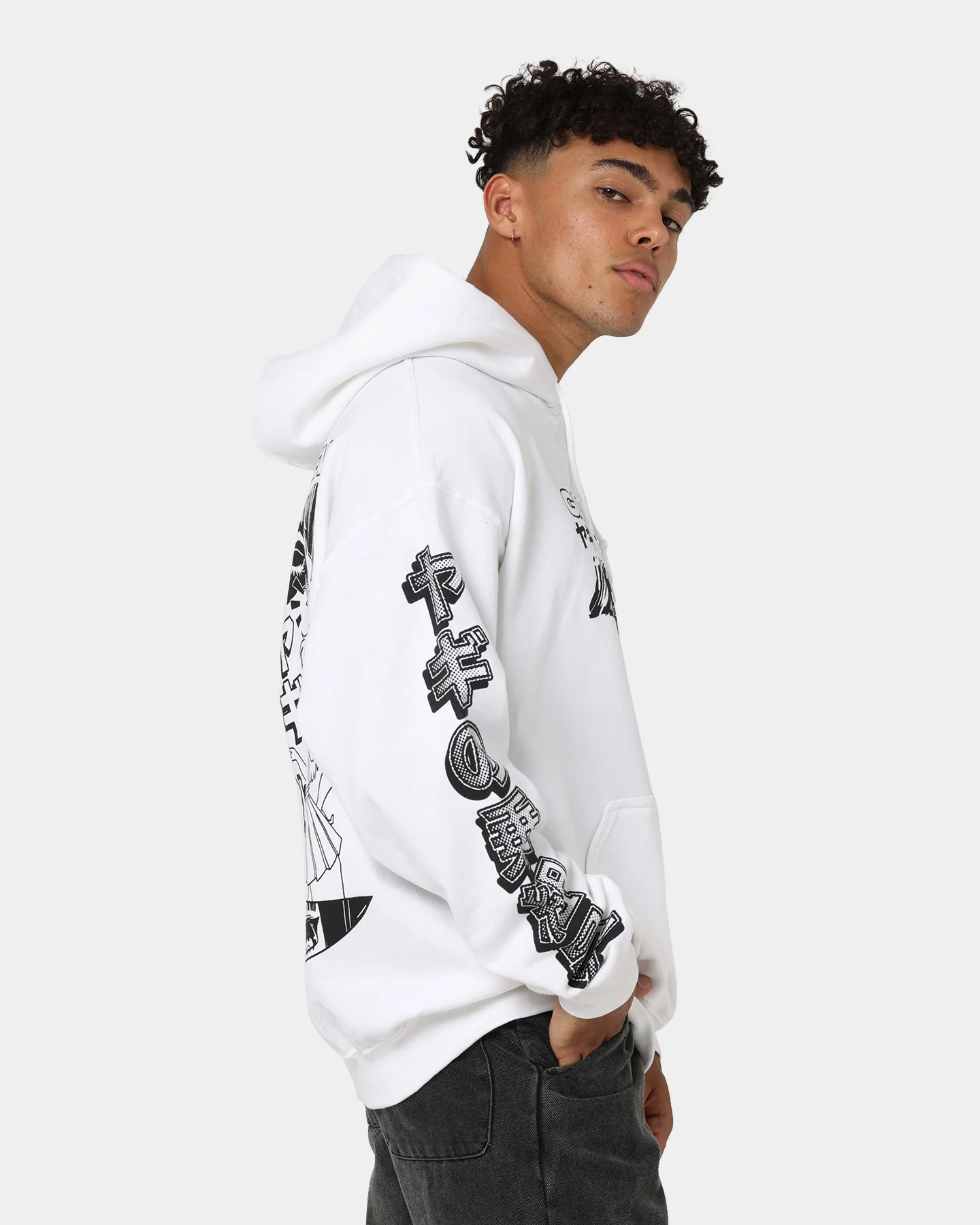 Goat Crew Niseko Hoodie White - Image 6
