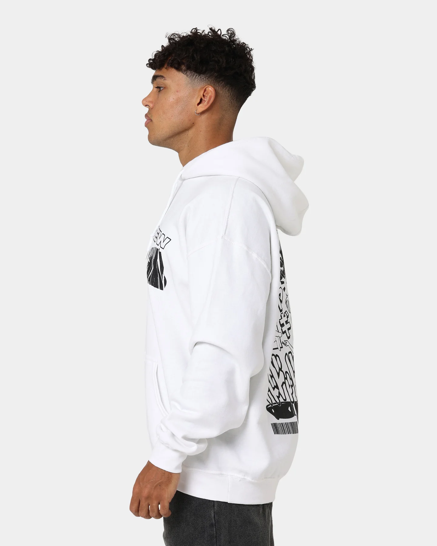 Goat Crew Niseko Hoodie White - Image 7