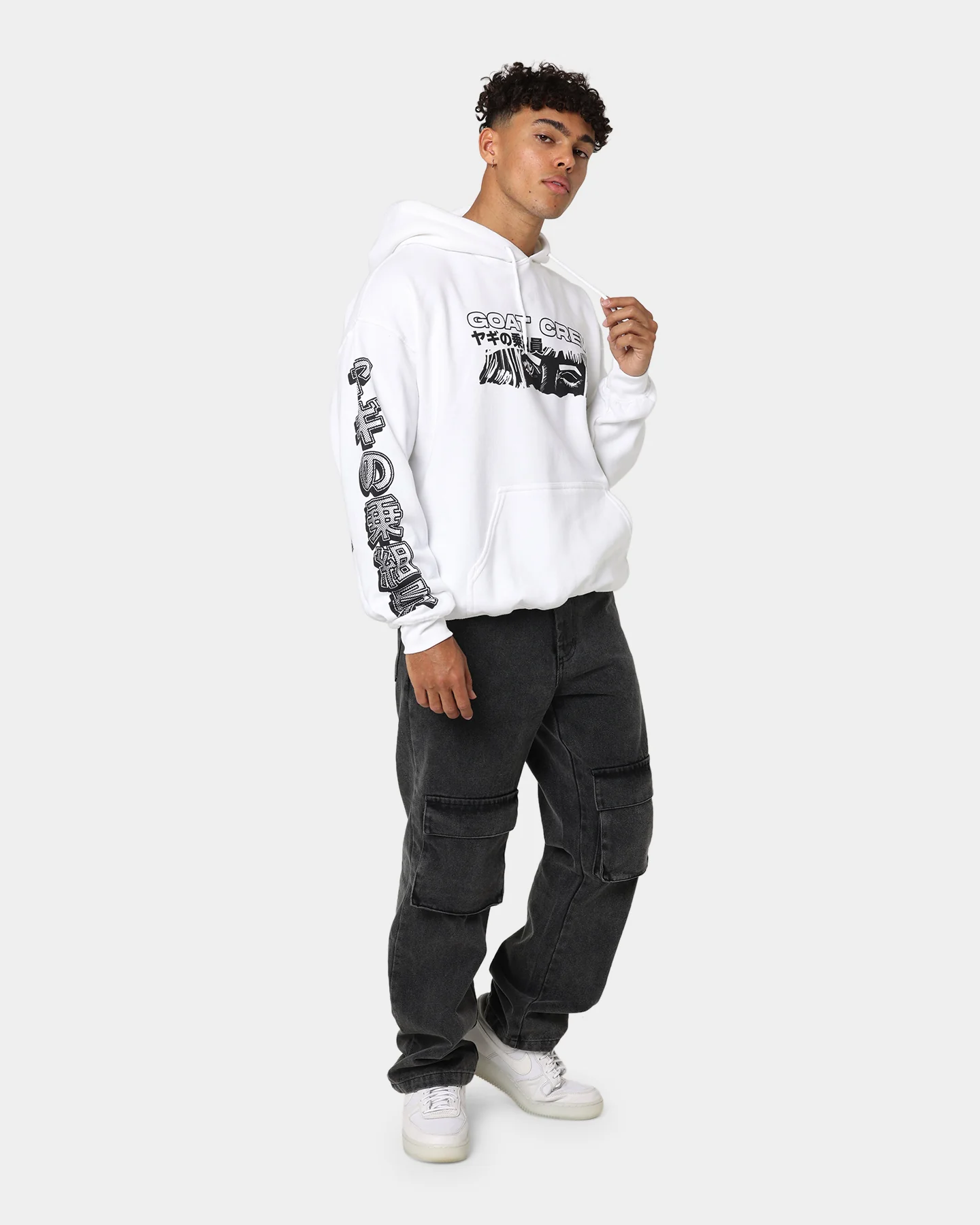 Goat Crew Niseko Hoodie White - Image 8