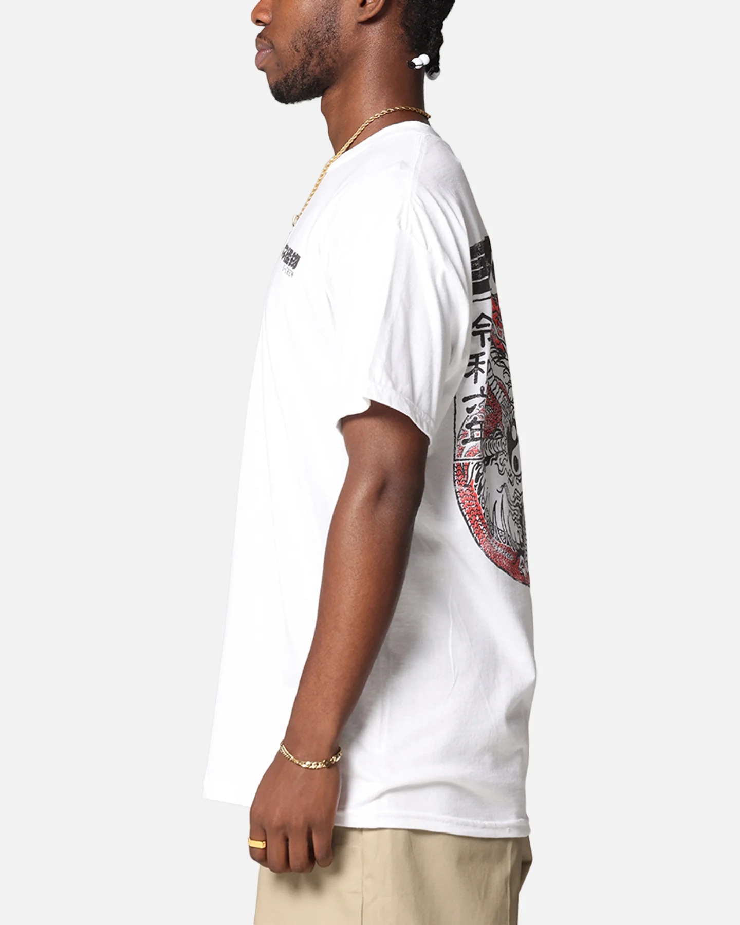 Goat Crew Osaka Dragon T-Shirt White - Image 6