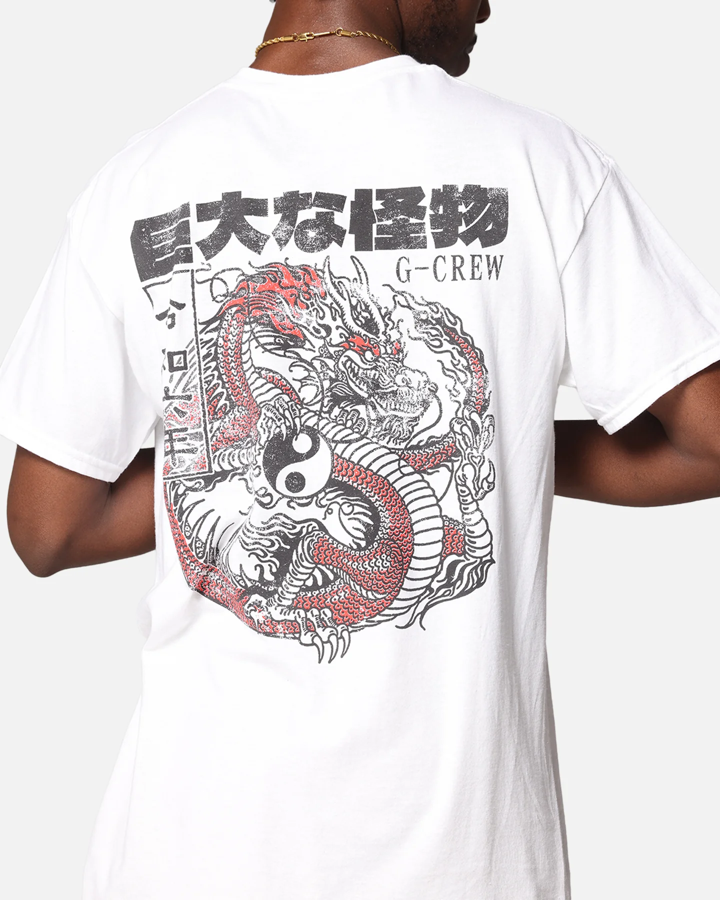 Goat Crew Osaka Dragon T-Shirt White - Image 7