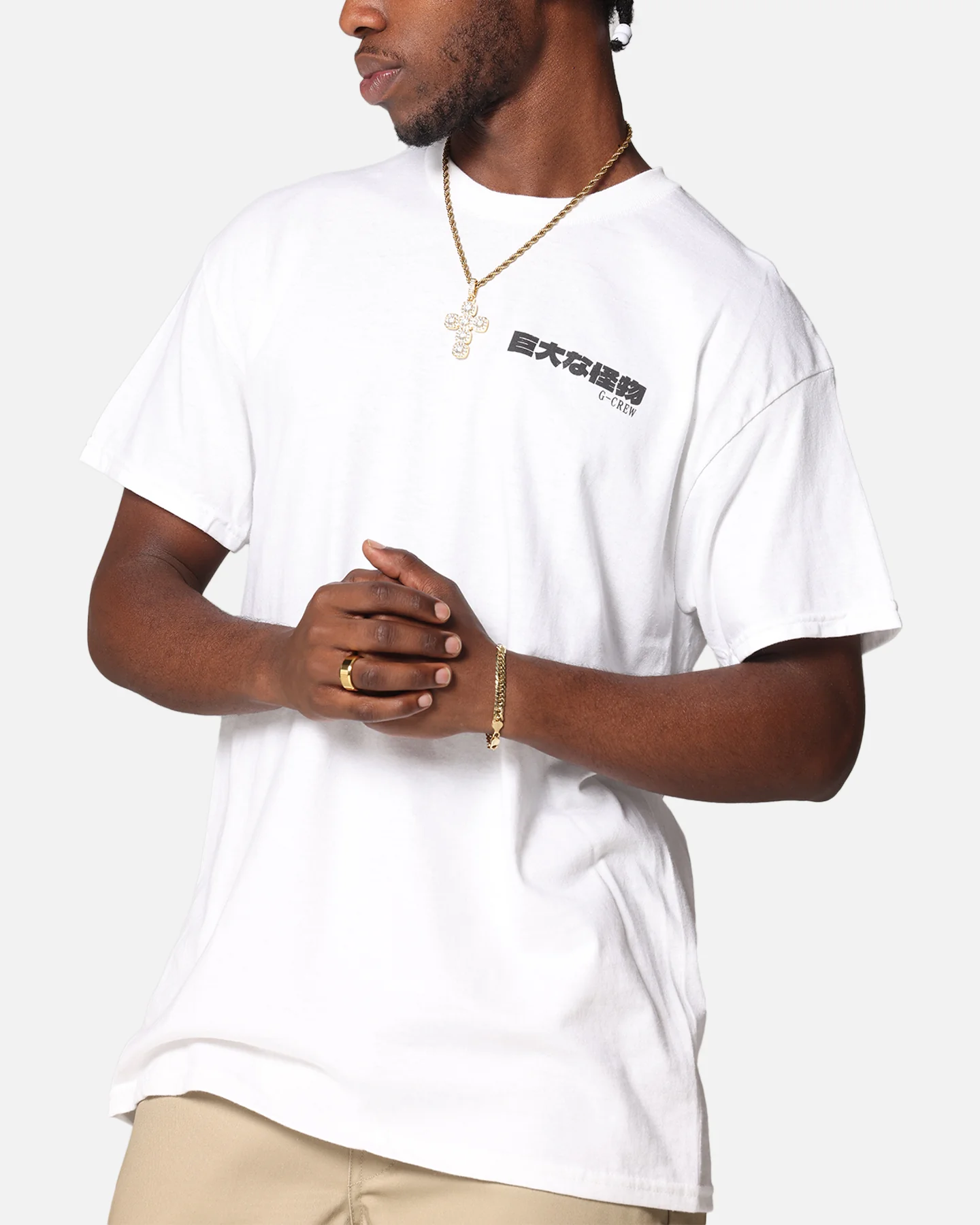 Goat Crew Osaka Dragon T-Shirt White - Image 8