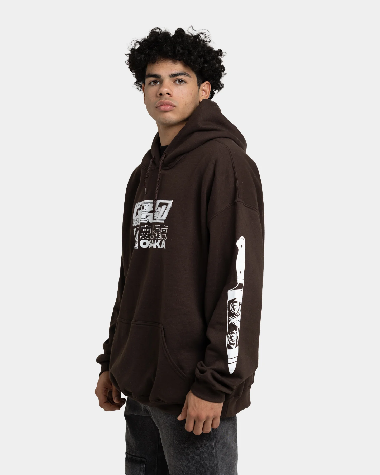 Goat Crew Osaka Hoodie Brown - Image 7