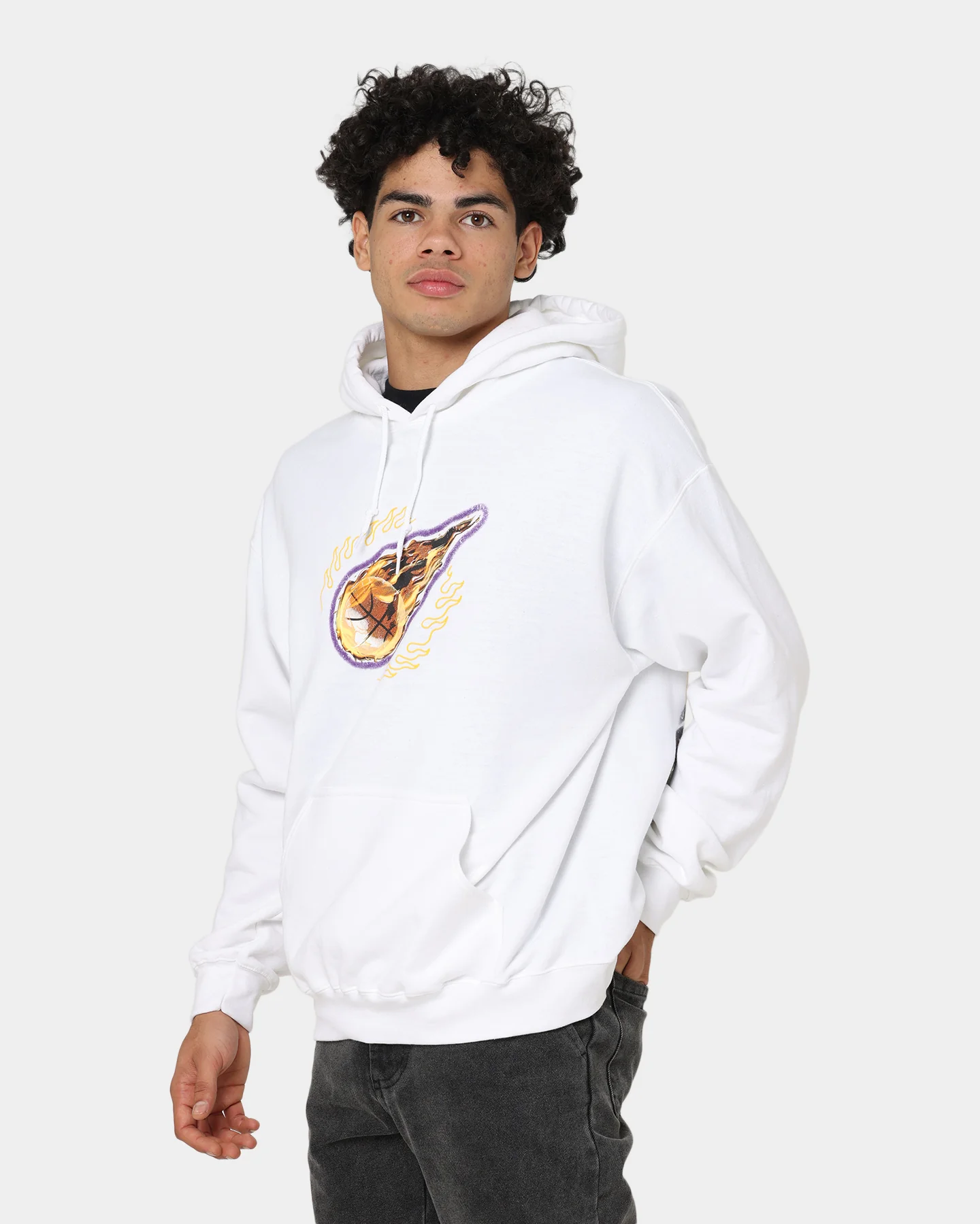 Goat Crew Space Slam Hoodie White - Image 2