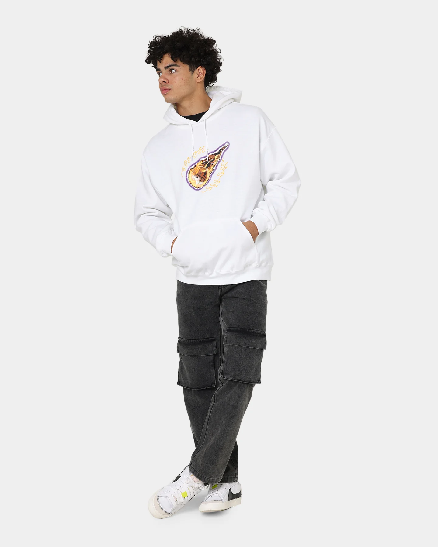 Goat Crew Space Slam Hoodie White - Image 8