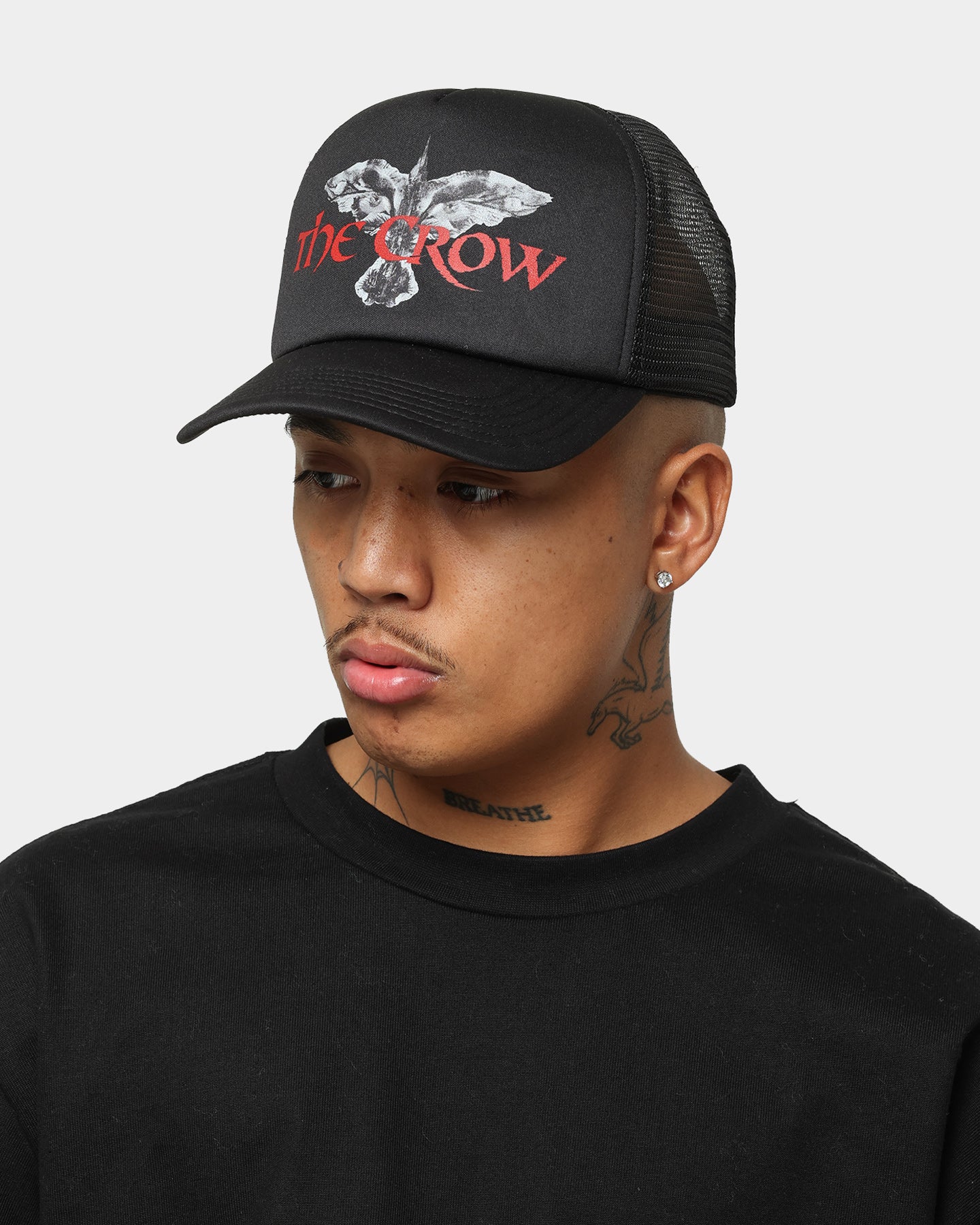 Goat Crew X The Crow The Crow Trucker Snapback Black/Black - Image 2