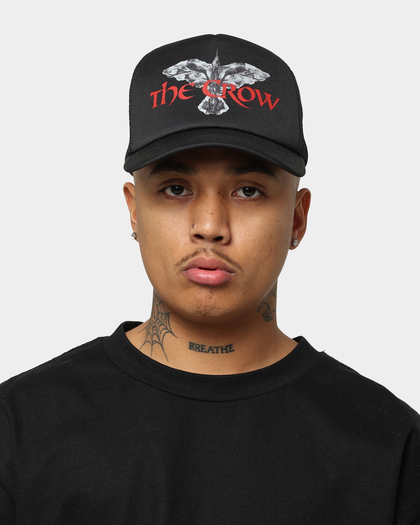 Goat Crew X The Crow The Crow Trucker Snapback Black/Black - Image 8