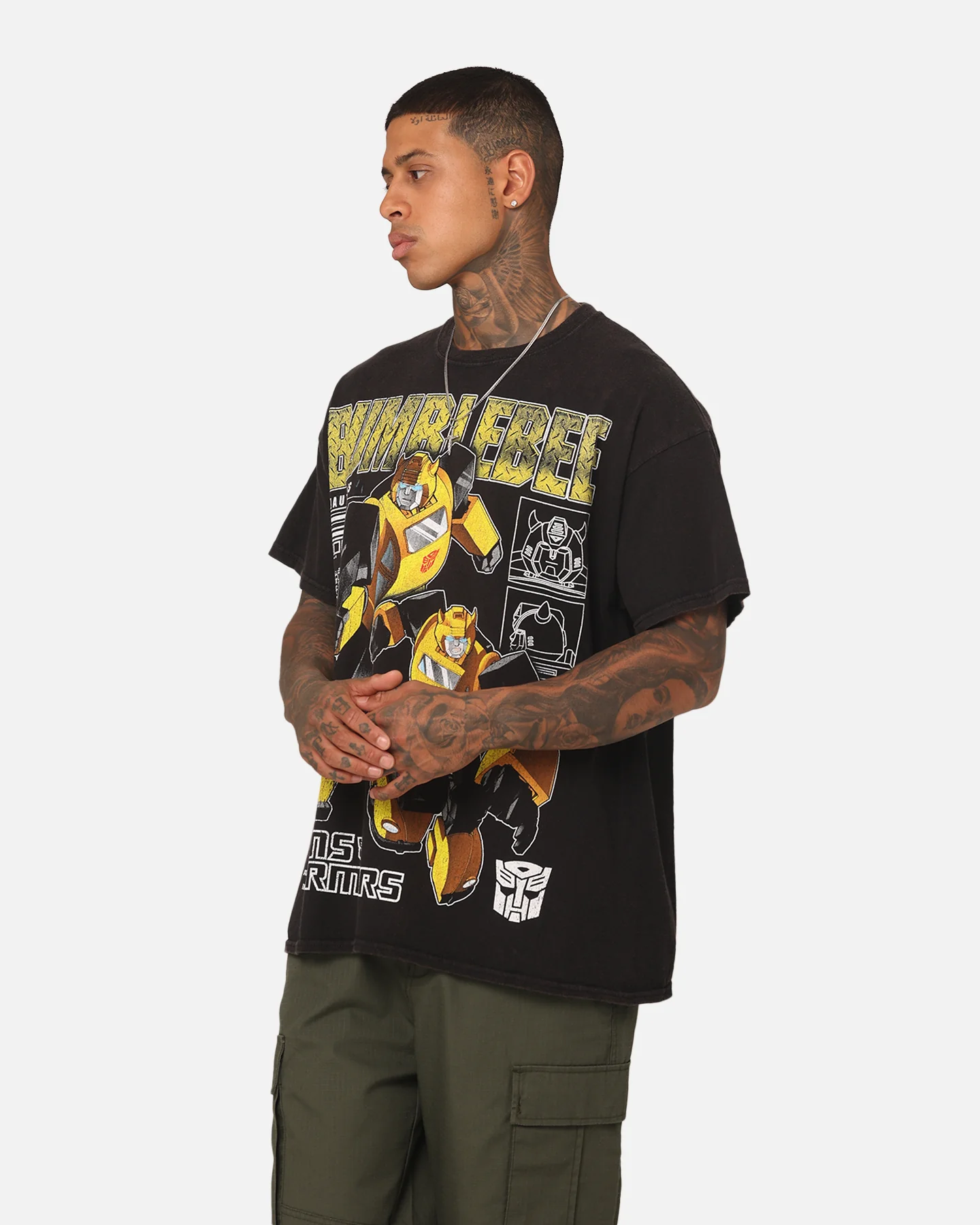 Goat Crew X Transformers Bumble Bee Vintage T-Shirt Black Wash - Image 6