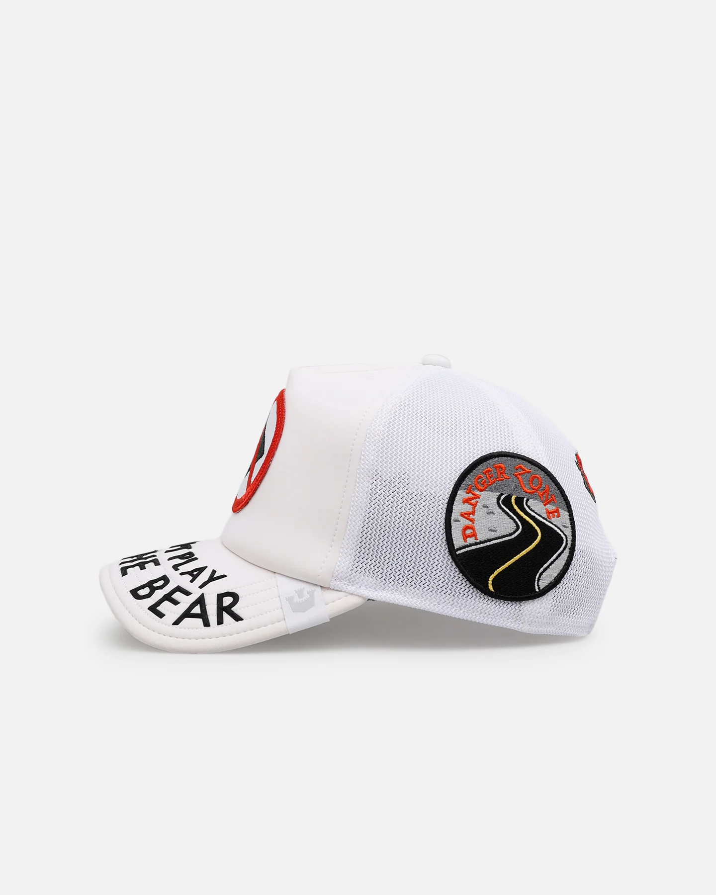 Goorin Bros Poke The Bear Trucker Snapback White - Image 4