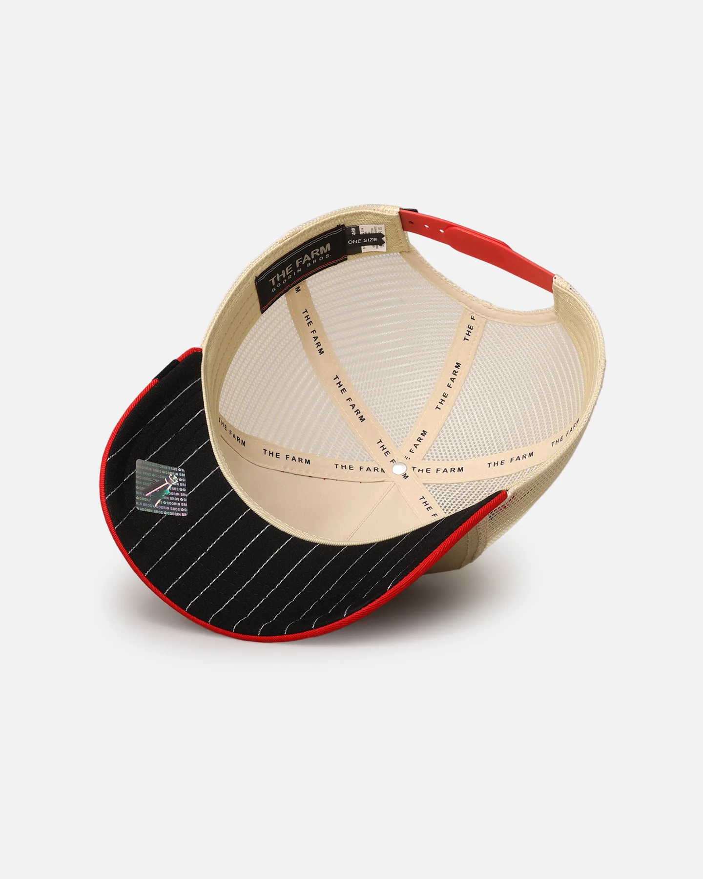 Goorin Bros The Venom Snake Trucker Snapback Beige - Image 6