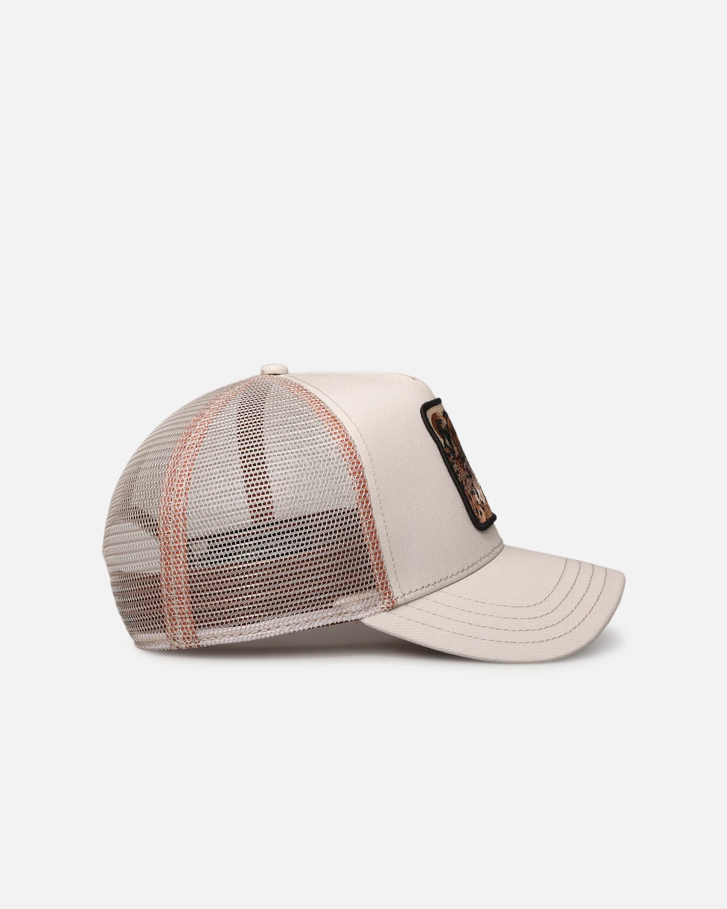 Goorin Bros The Warrior Cheetah Trucker Snapback Cream - Image 3