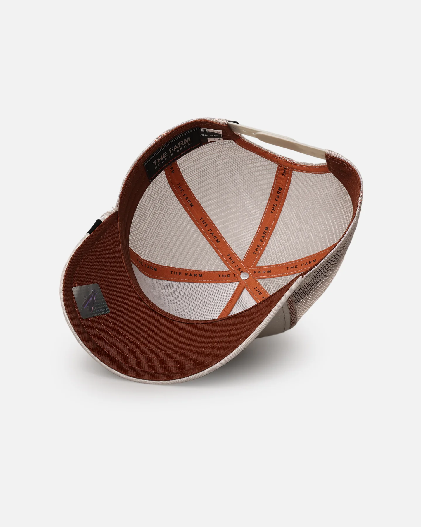 Goorin Bros The Warrior Cheetah Trucker Snapback Cream - Image 6